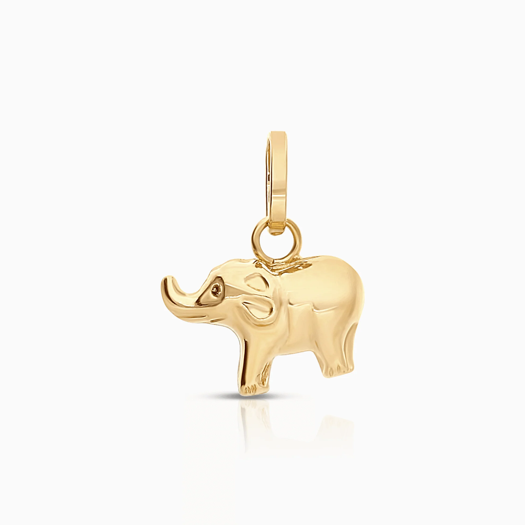 Elephant pendant 0.35g 18K gold