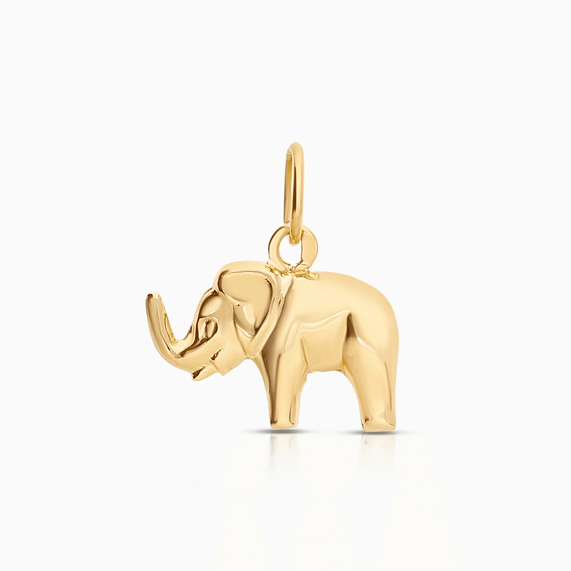 Pendant elephant 0.46g 18K gold