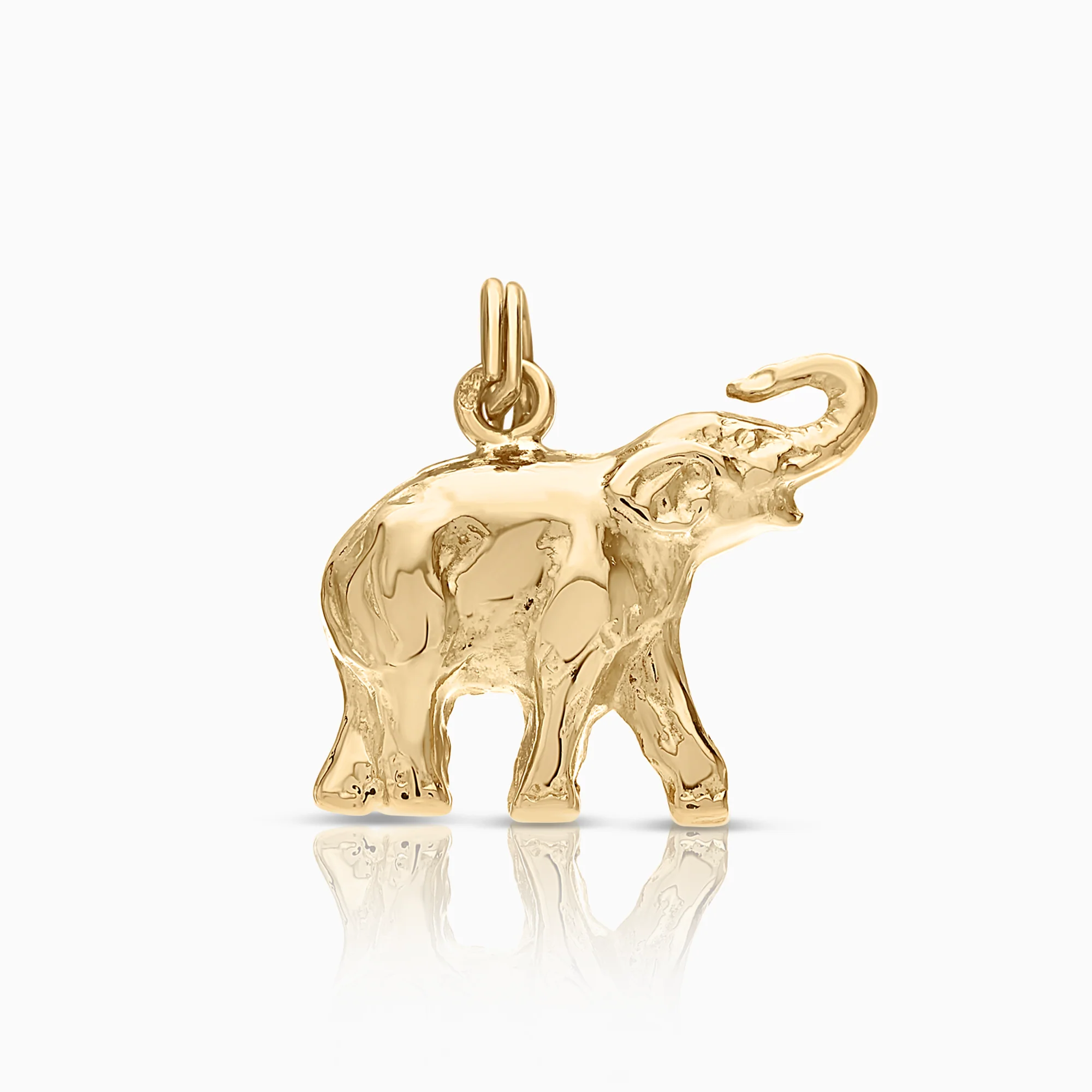 Elephant pendant 1.53g 18K gold