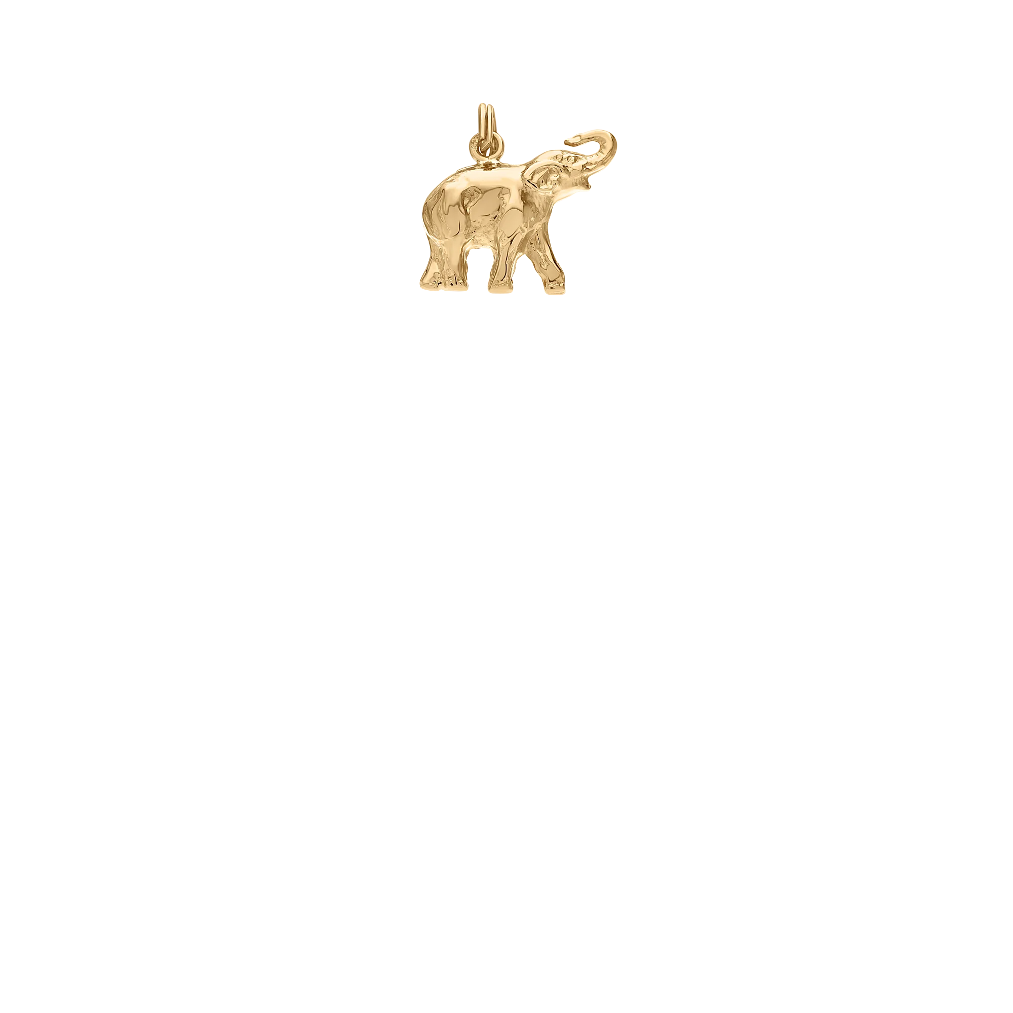 Elephant pendant 1.53g 18K gold - Image 2