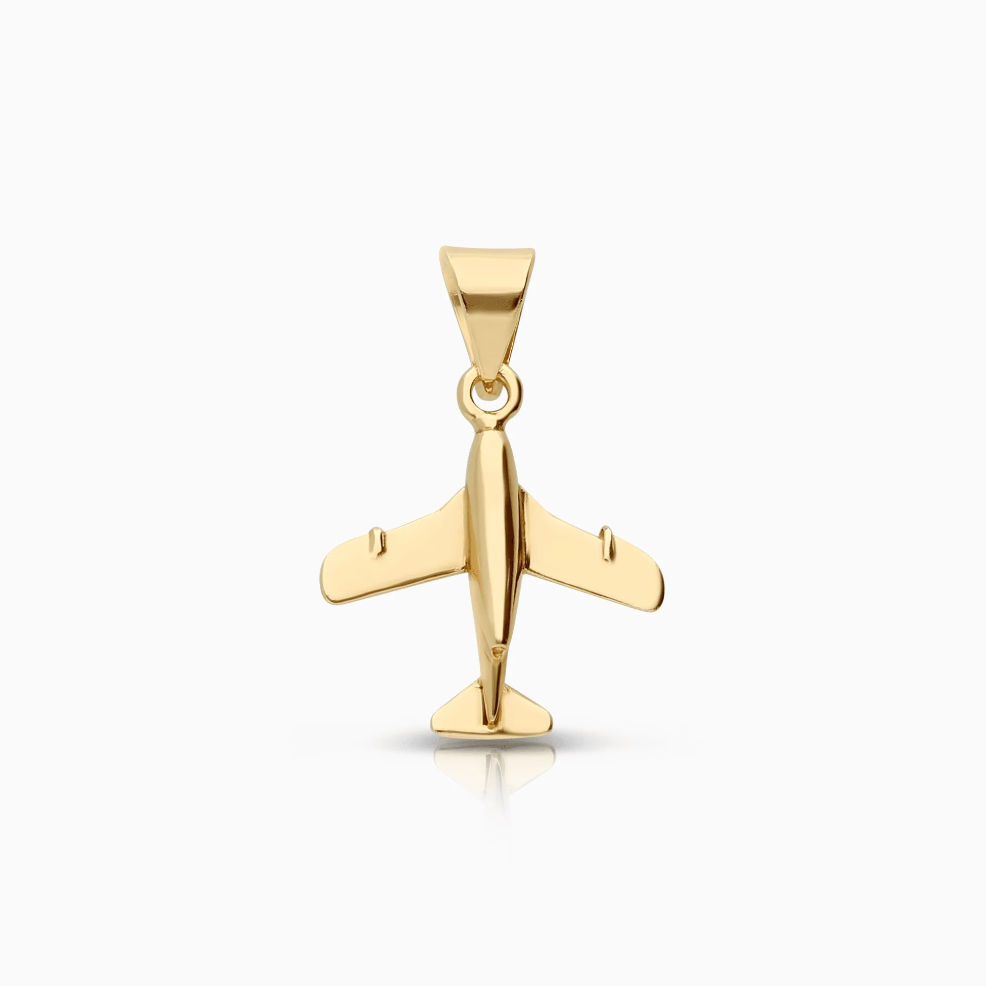 Airplane pendant 1.15g 18K gold