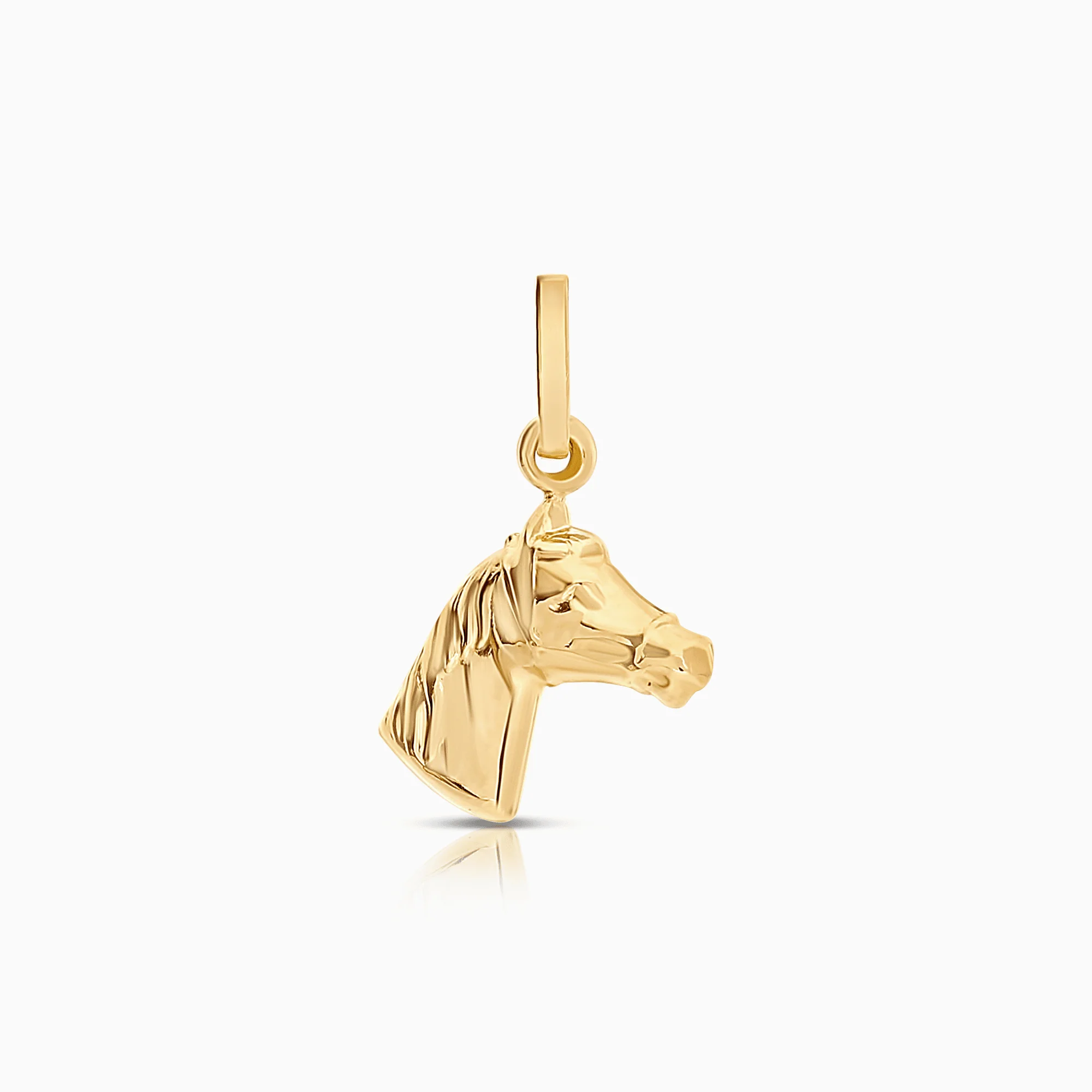 Horse pendant 0.43g 18K gold