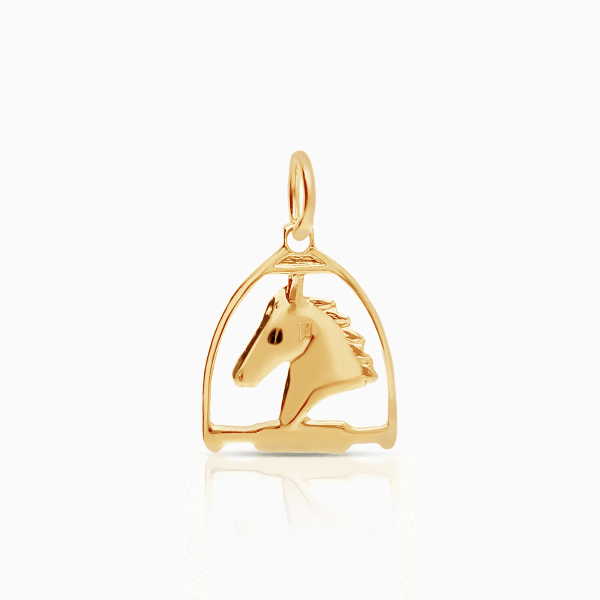 Pendant horse 0.44g 18K gold