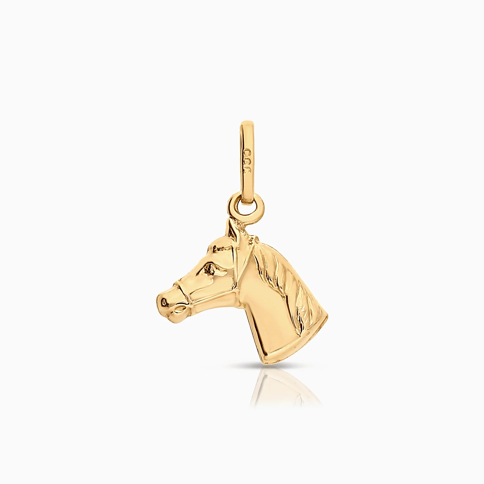 Horse pendant 0.45g 18K gold