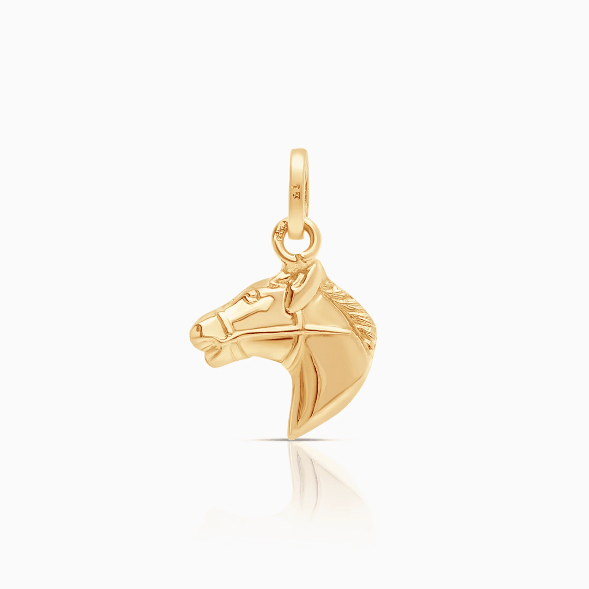 Horse pendant 0.73g 18K gold