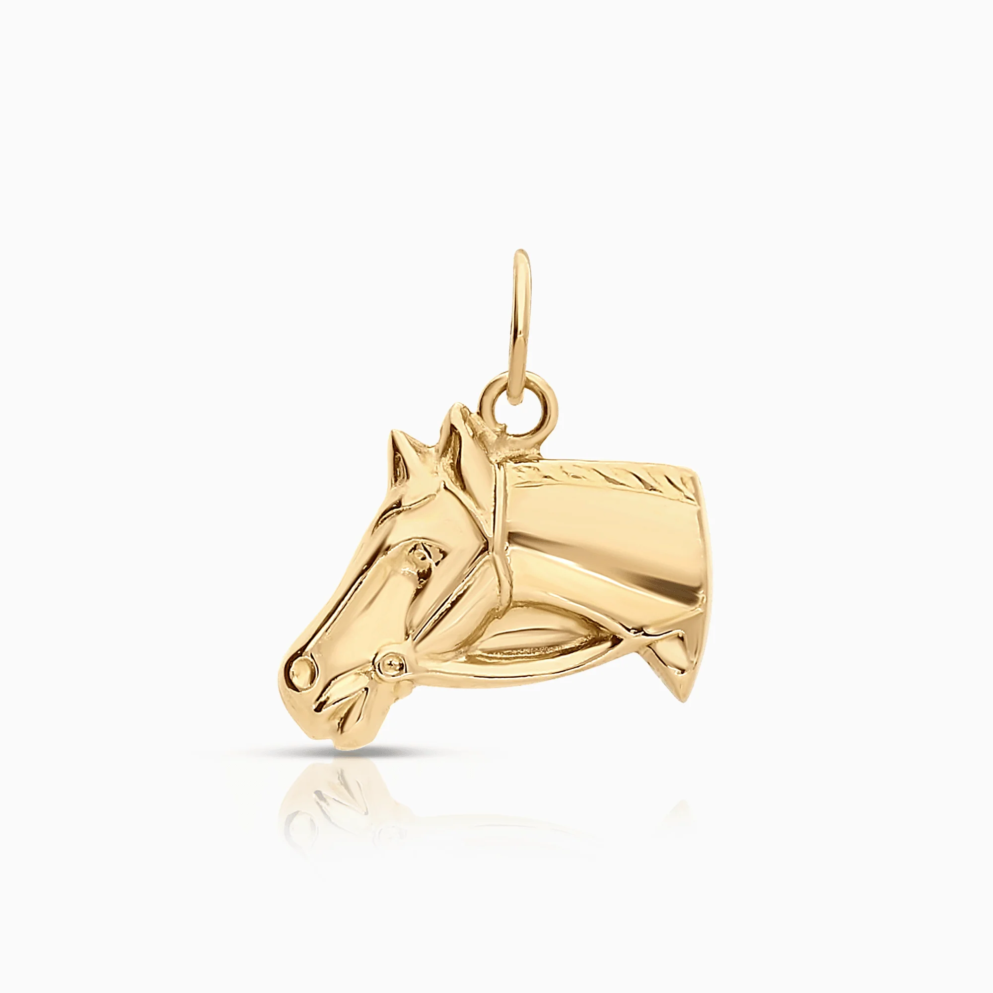 Horse pendant 0.82g 18K gold