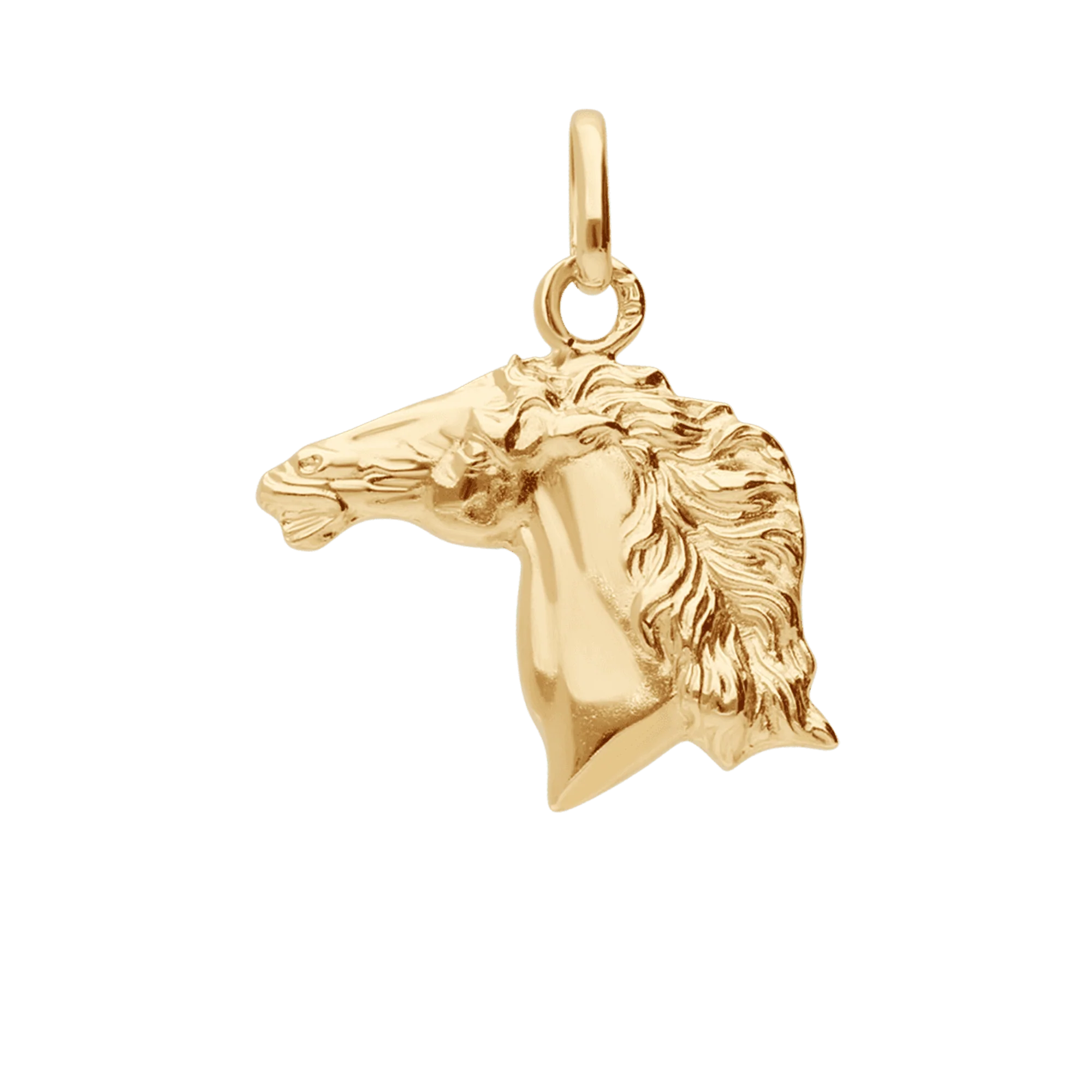 Horse pendant 1.64g 18K gold - Image 2