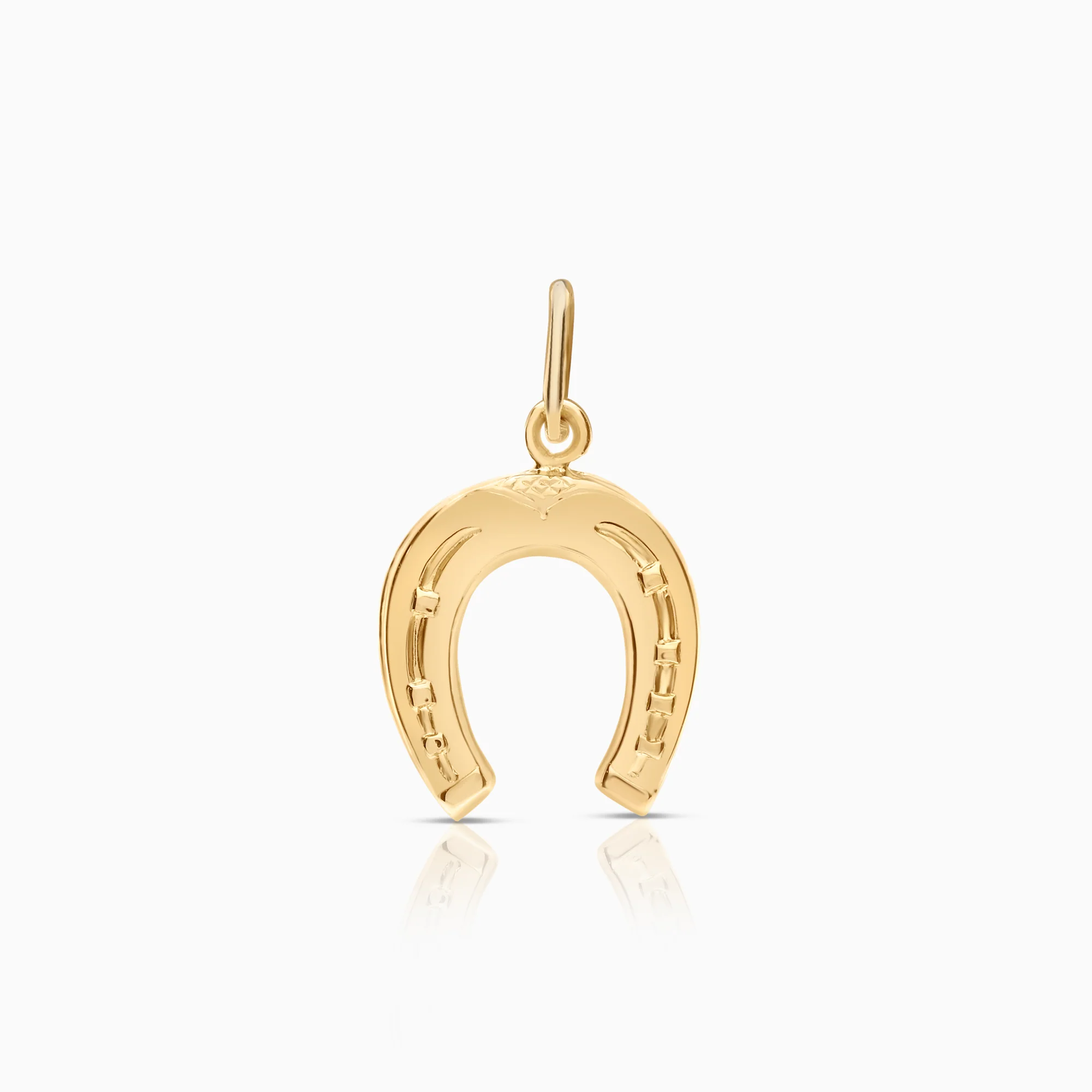Horseshoe pendant 0.36g 18K gold