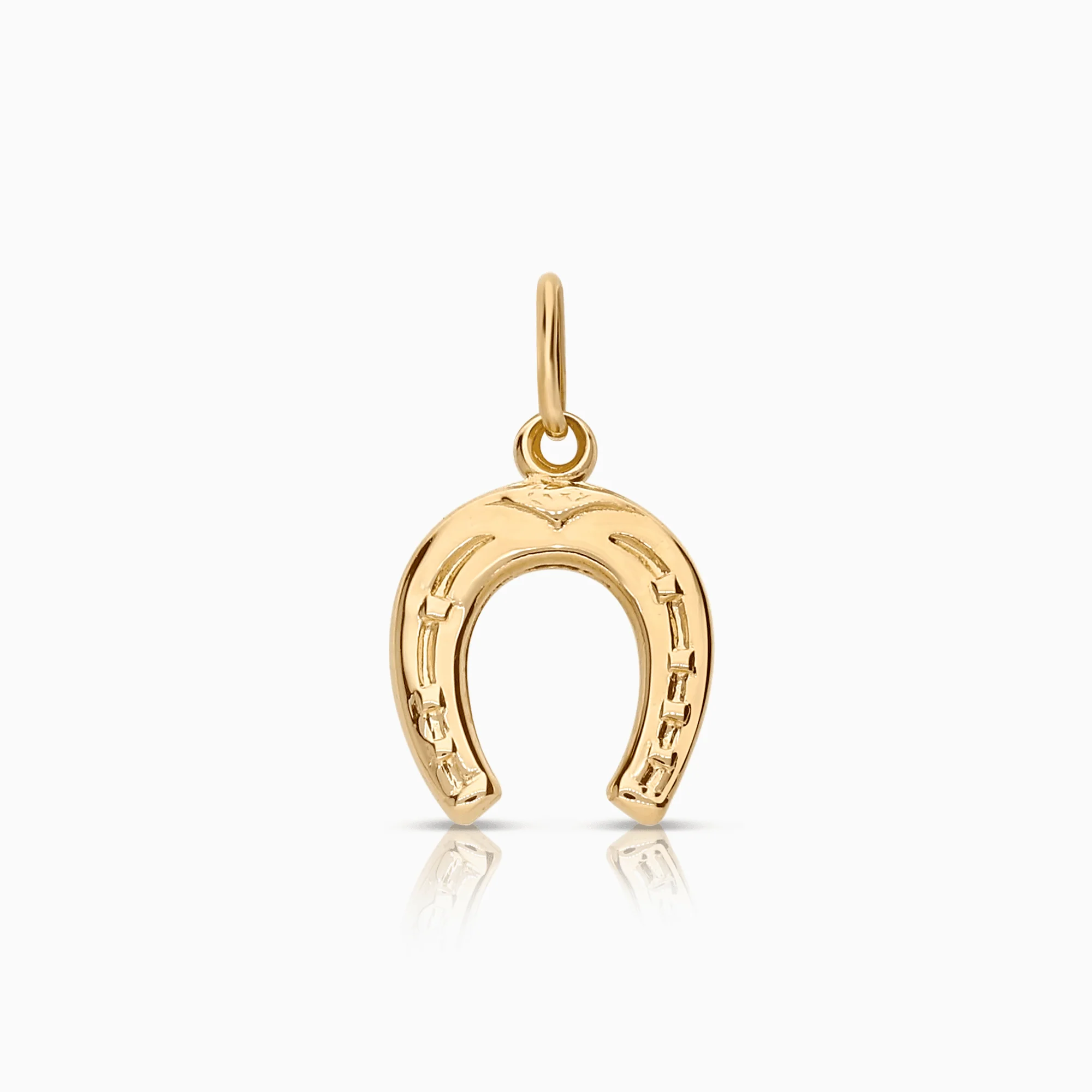 Pendant horseshoe 0.41g 18K gold