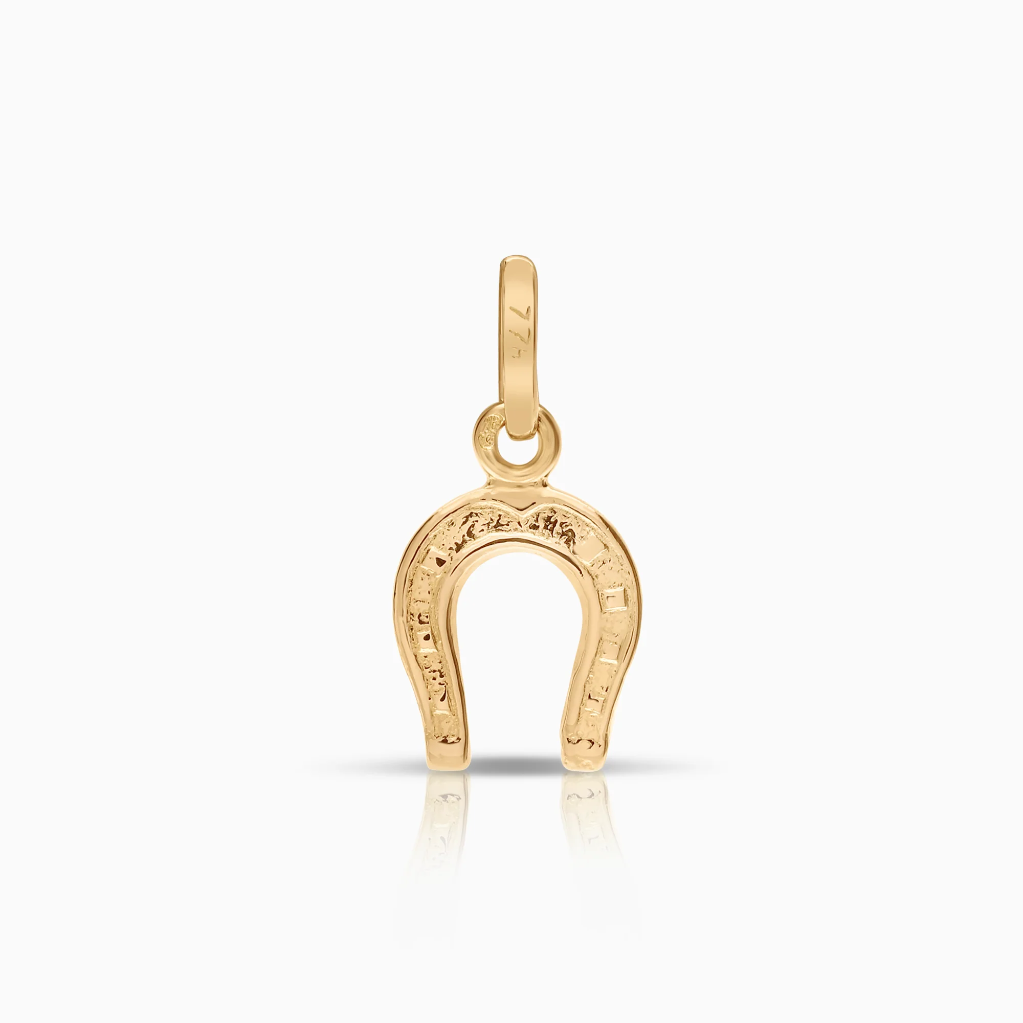 Pendant horseshoe 0.68g 18K gold