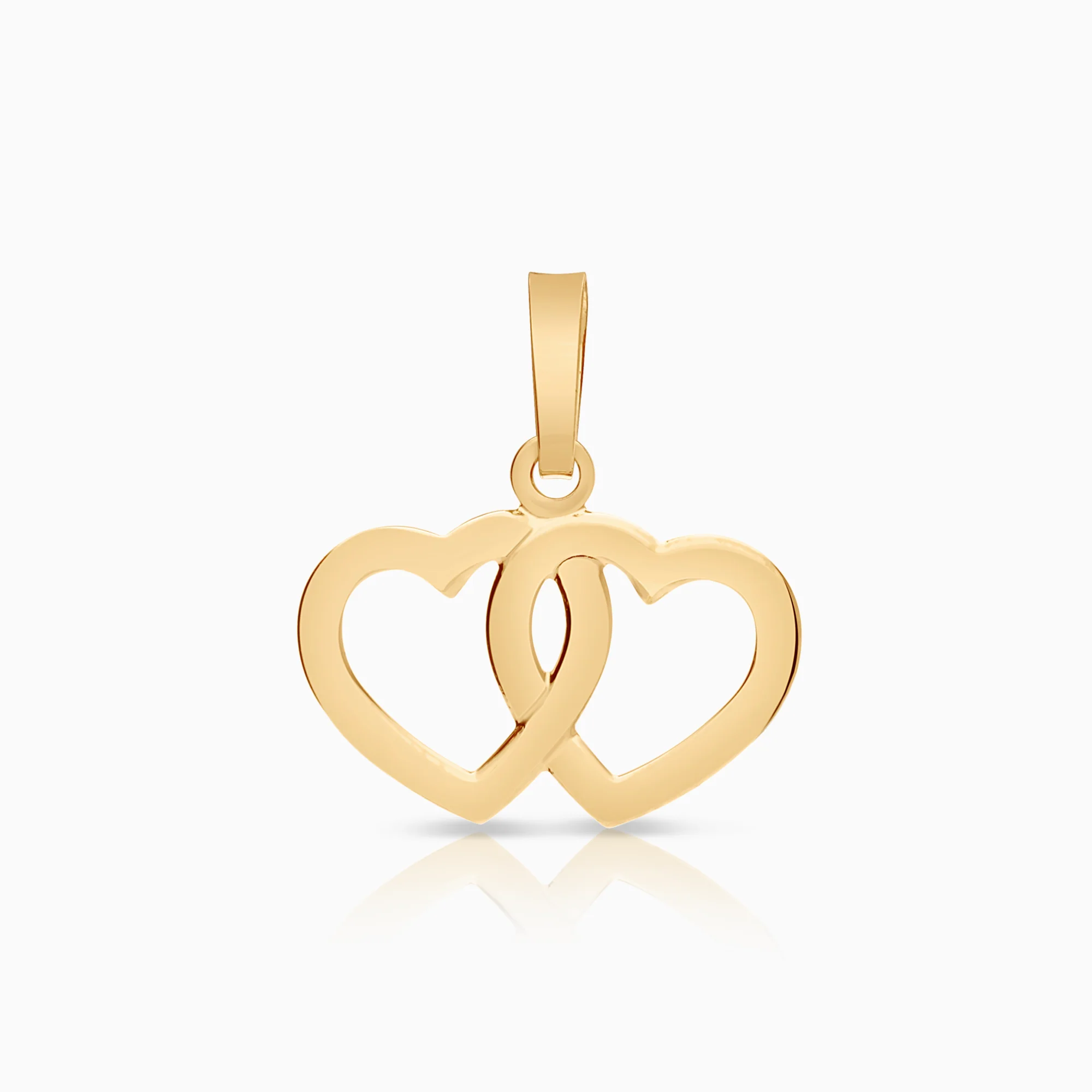 Heart pendant 0.38g 18K gold