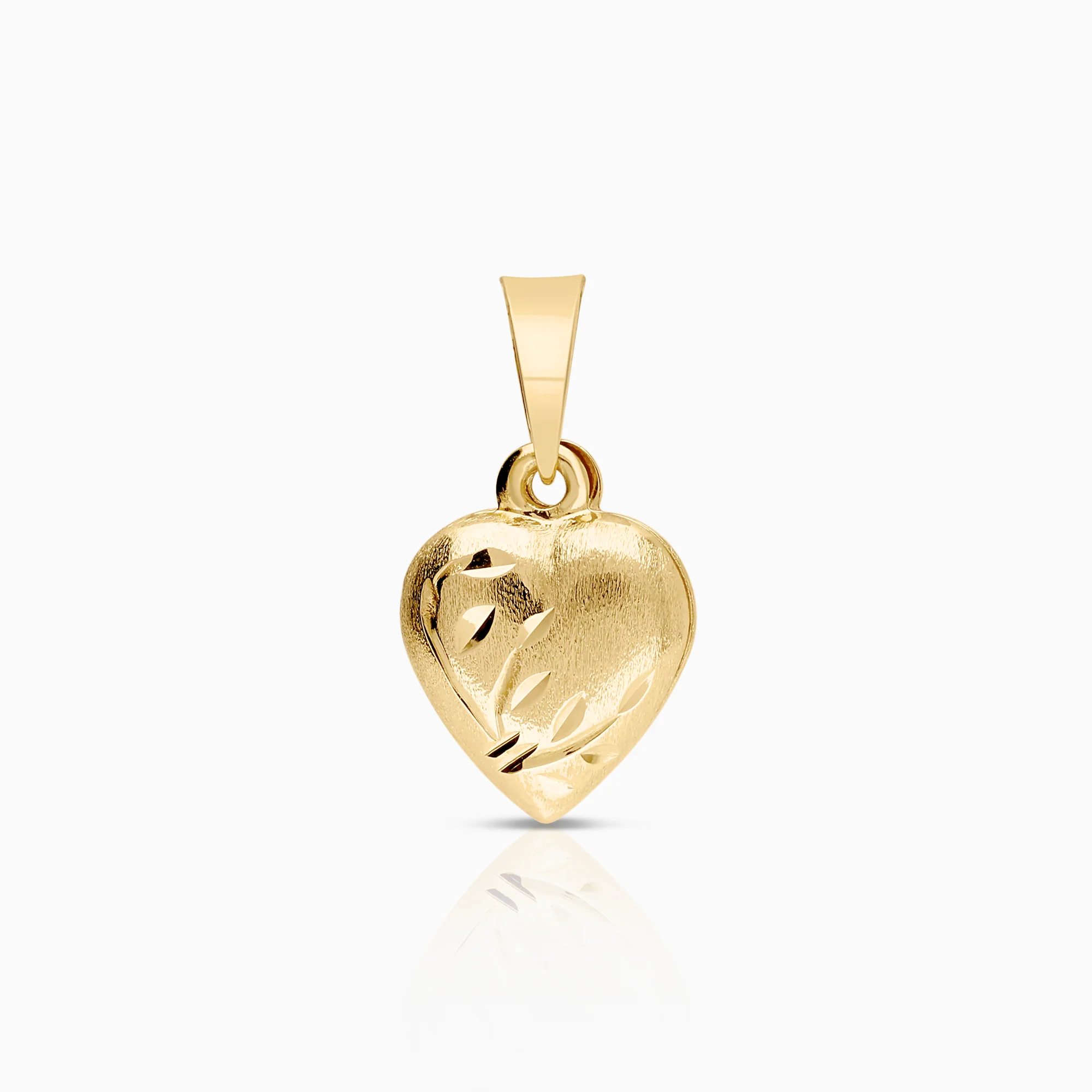 Heart Pendant 0.48g 18K Gold