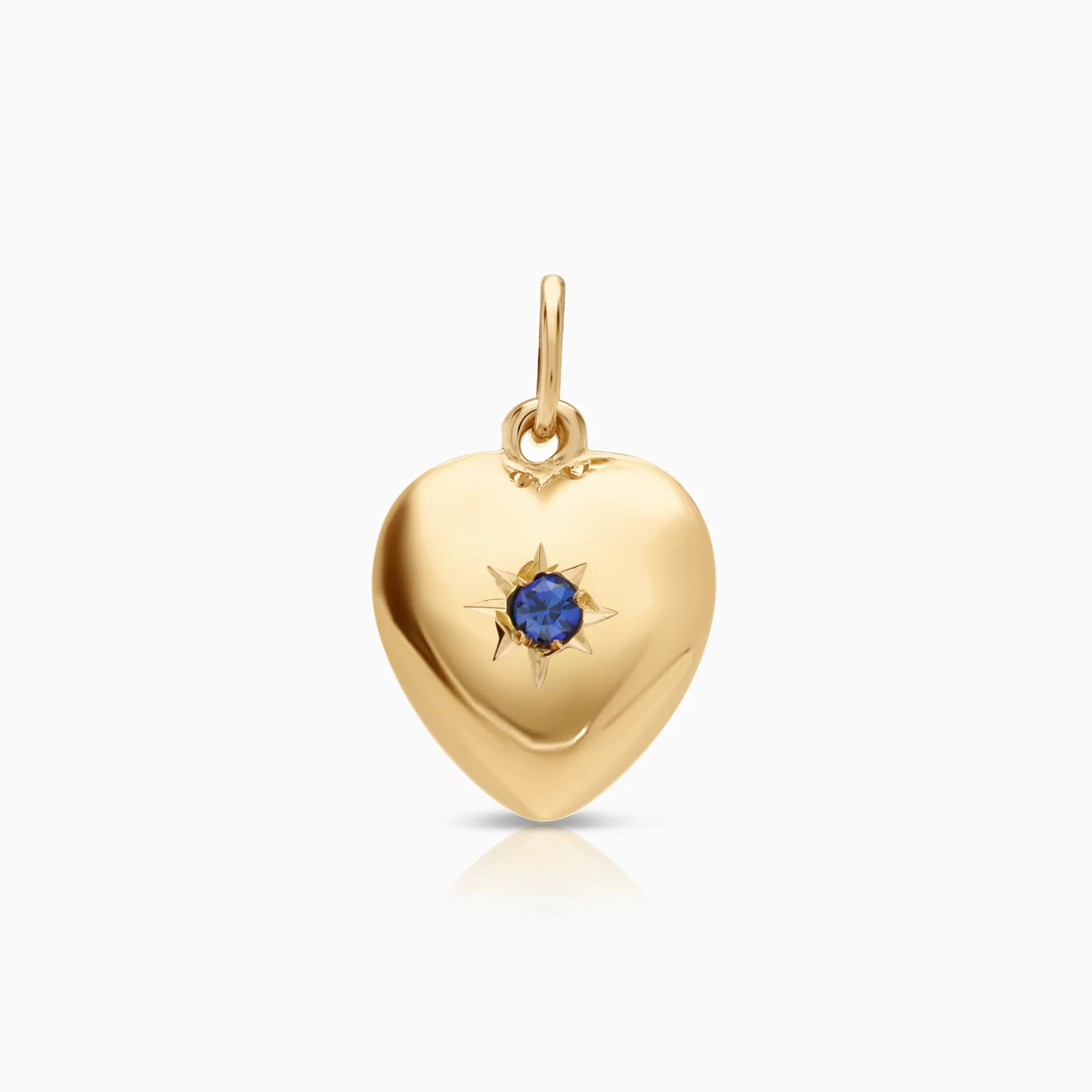 Heart pendant 0.75g 18K gold
