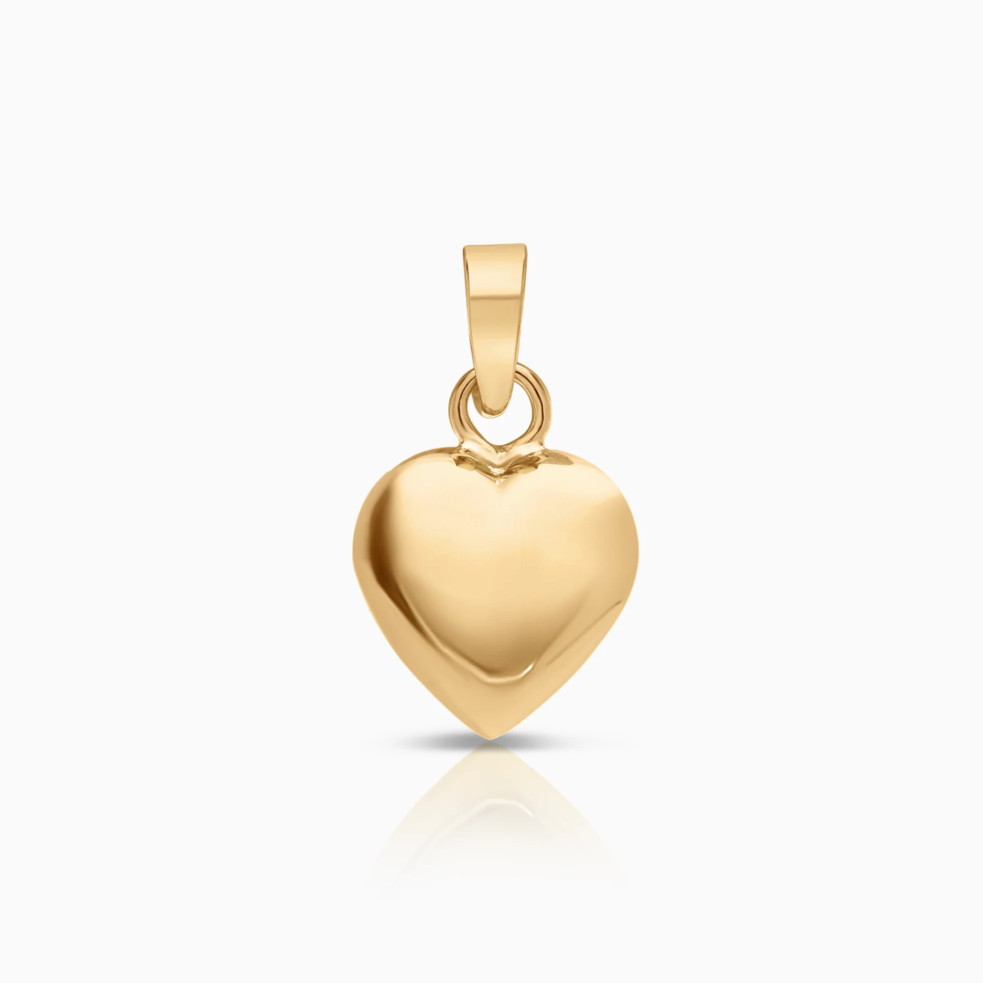 Heart pendant 0.95g 18K gold