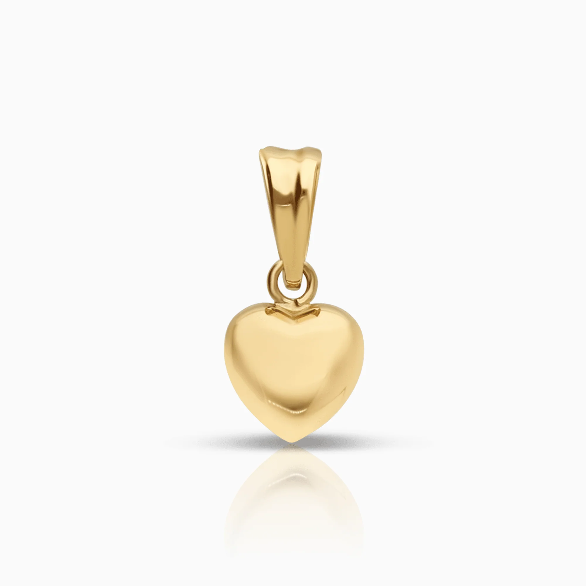 Heart pendant 0.25g 18K gold