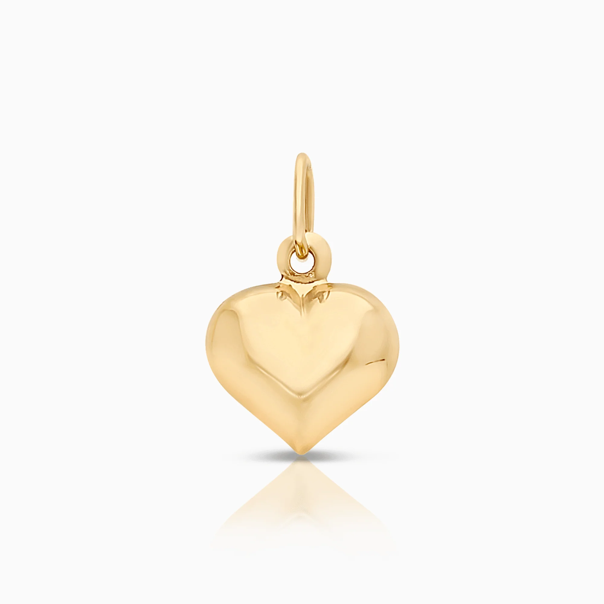 Heart pendant 0.36g 18K gold