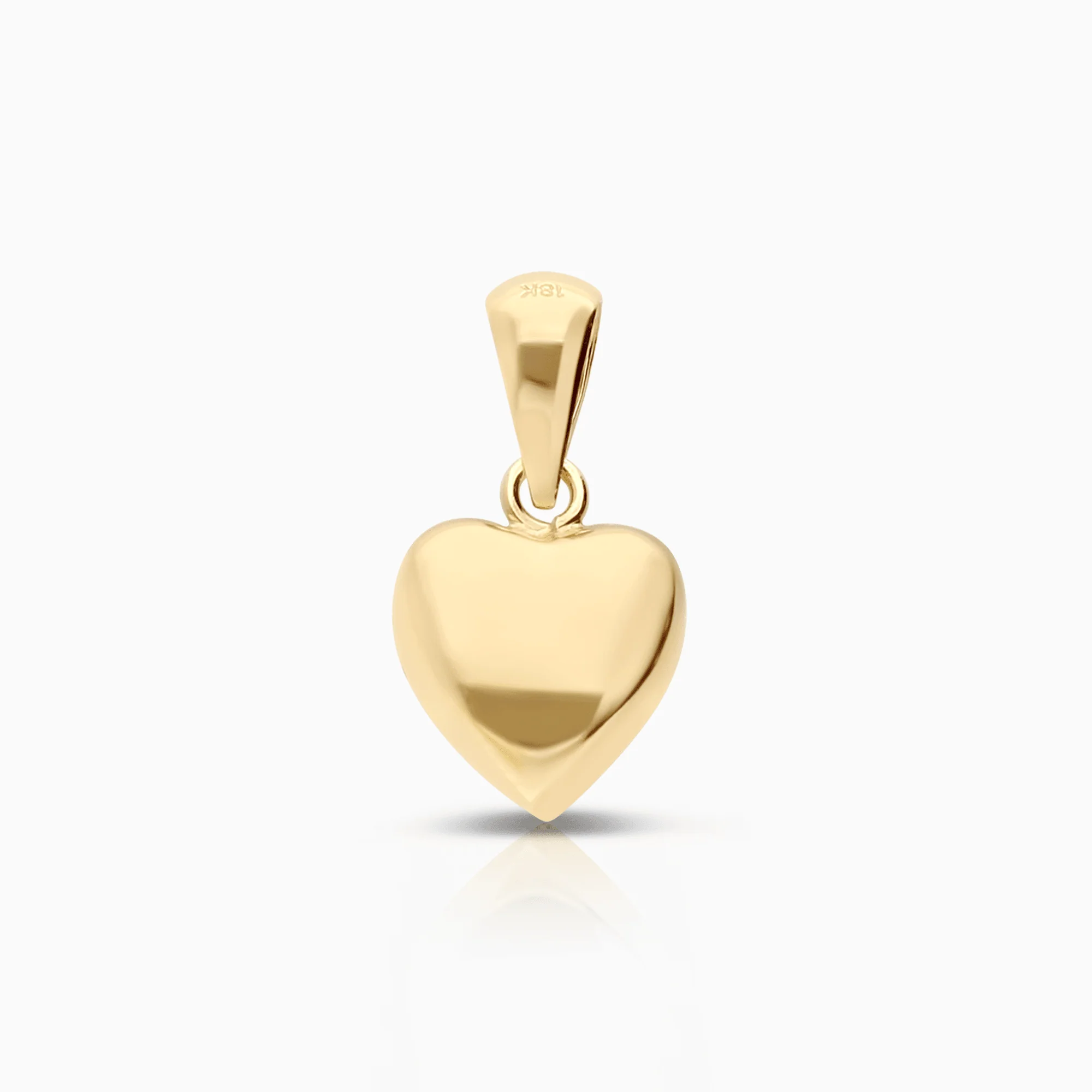 Heart pendant 0.53g 18K gold