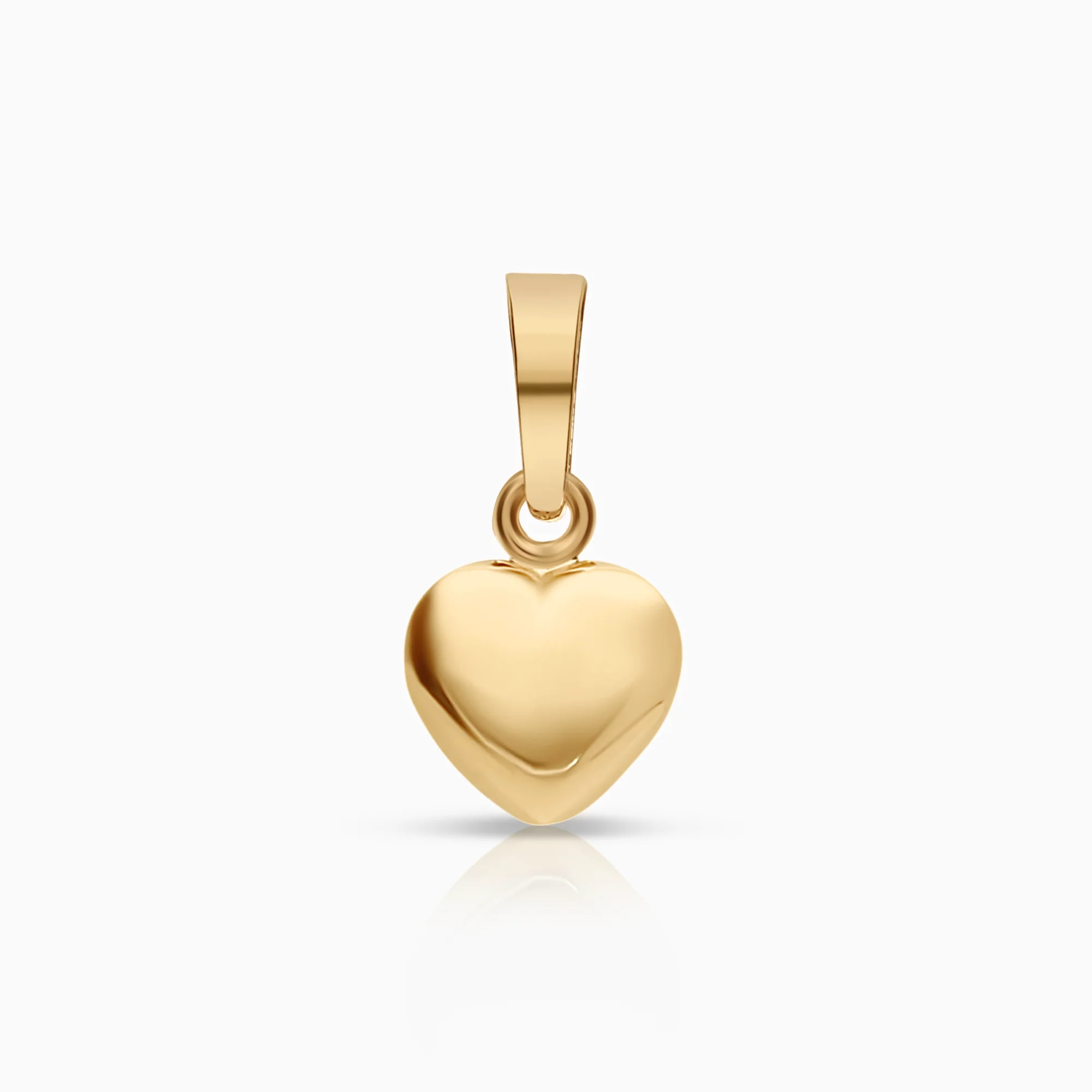 Heart pendant 0.57g 18K gold