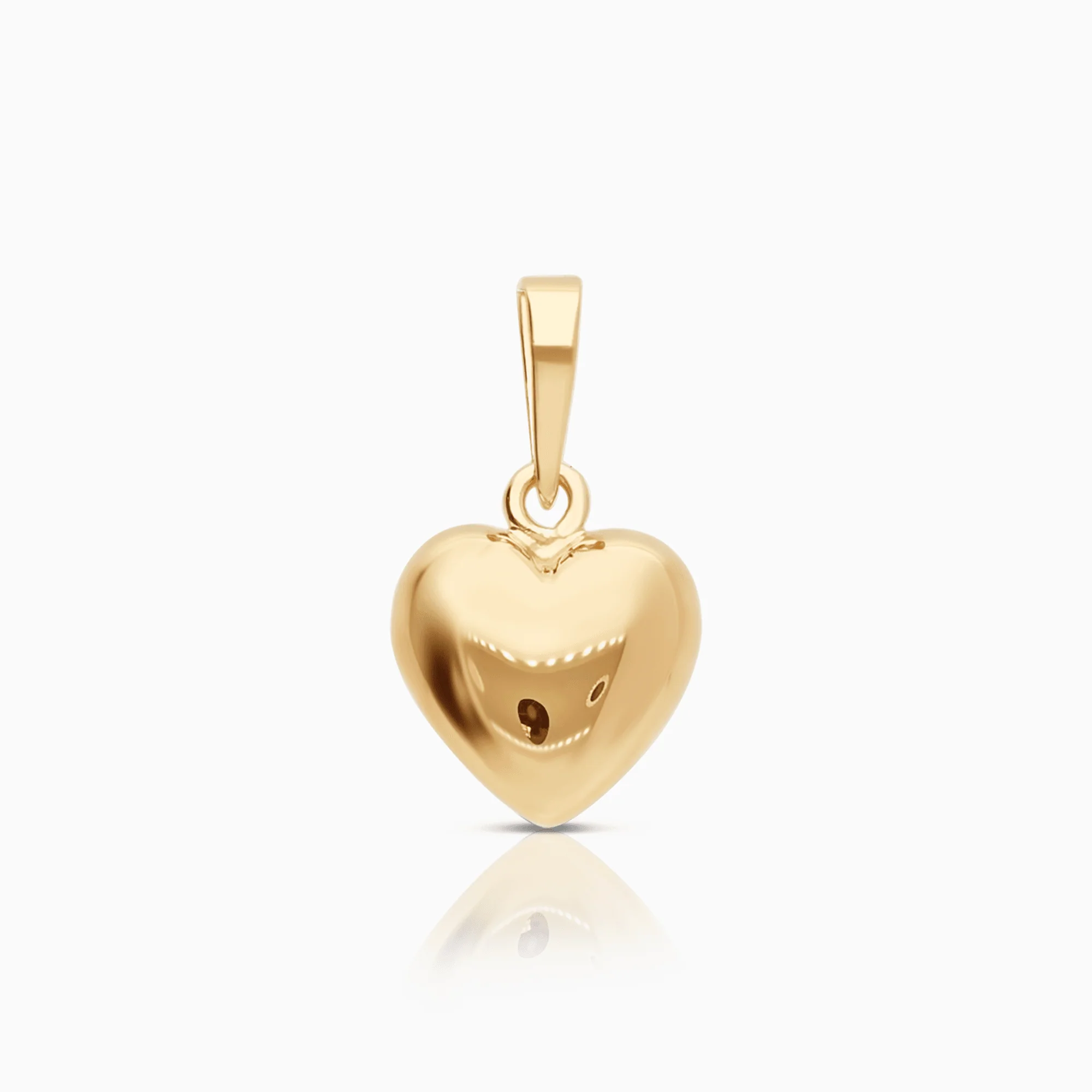 Pendant heart 0.58g 18K gold
