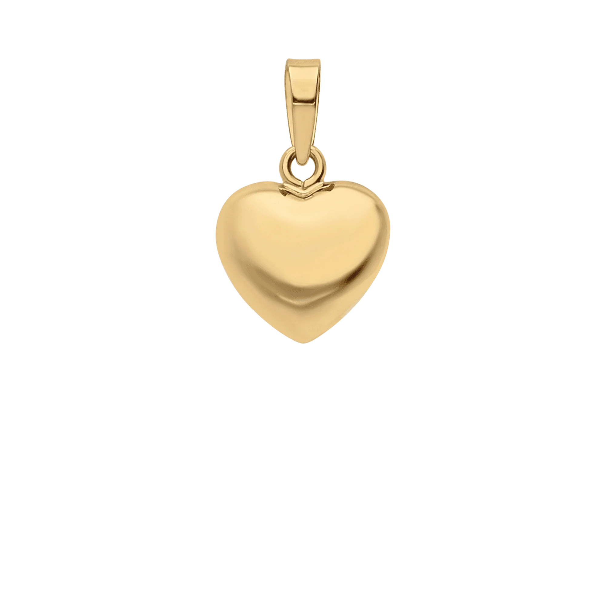 Heart pendant 0.61g 18K gold - Image 2
