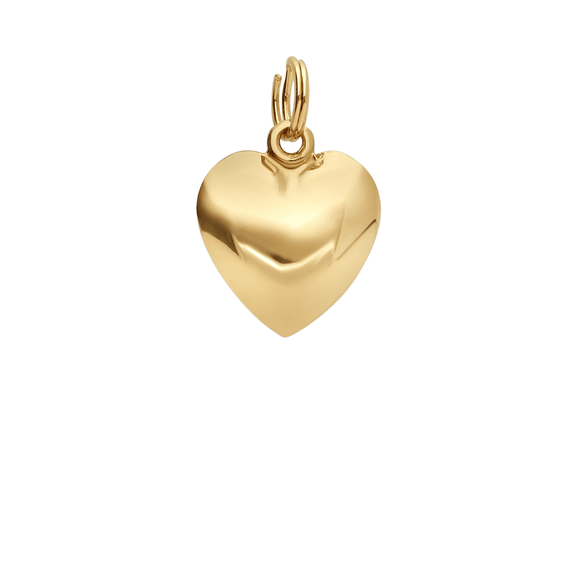 Heart pendant 0.65g 18K gold - Image 2