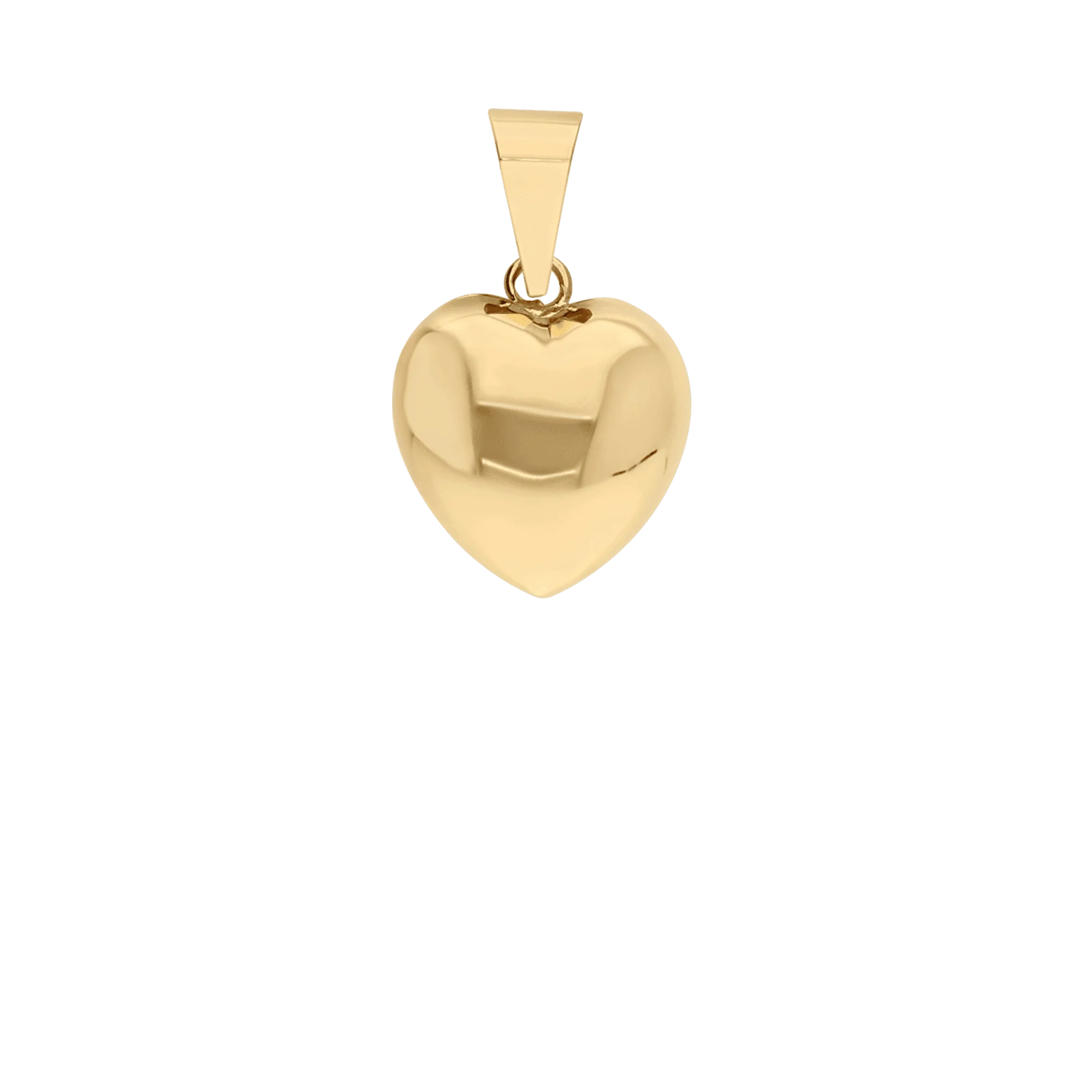 Heart pendant 0.65g 18K gold - Image 2
