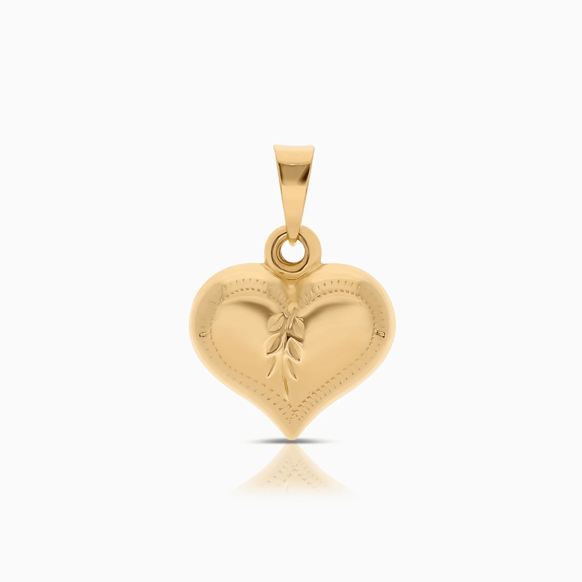 Heart pendant 0.72g 18K gold