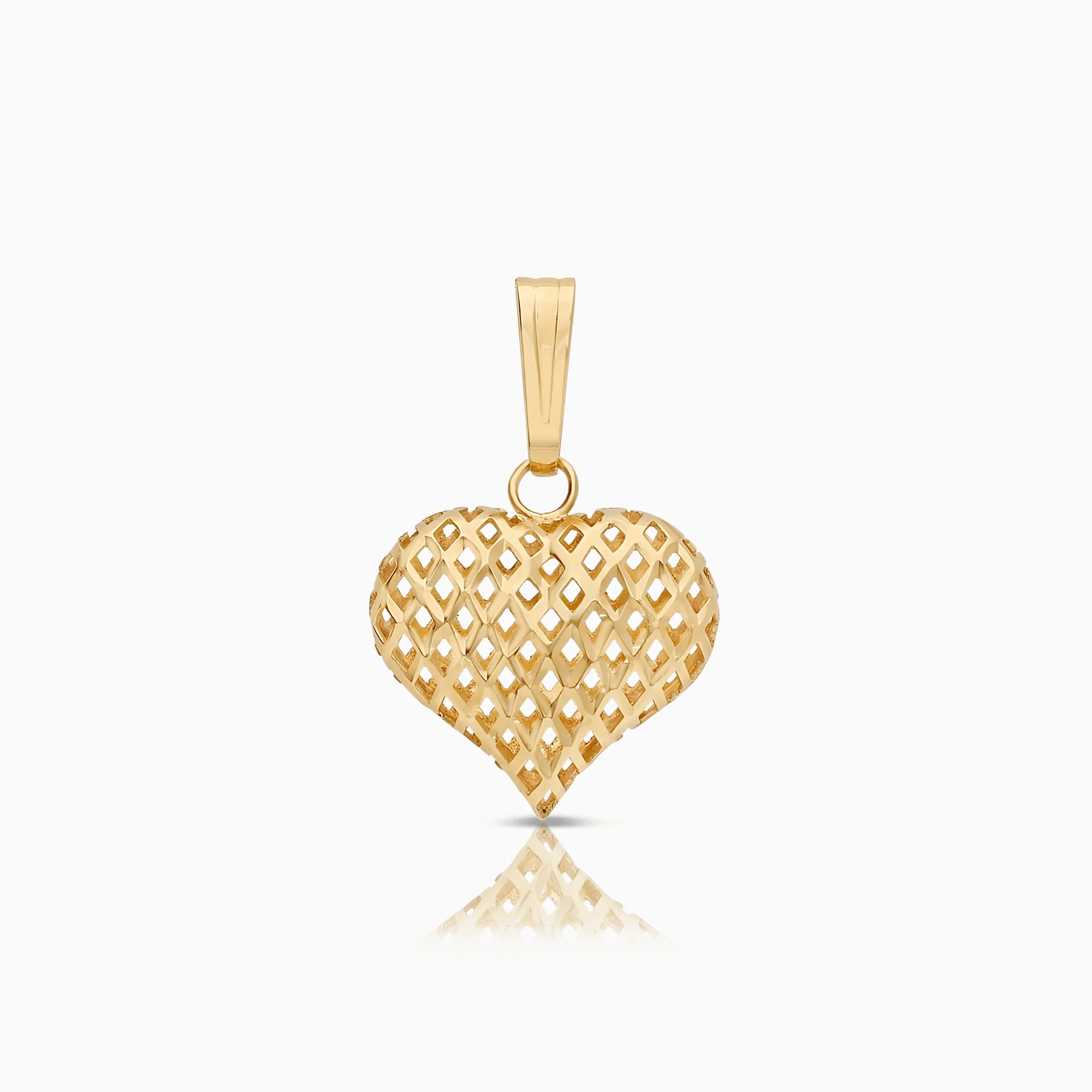 Heart pendant 0.77g 18K gold