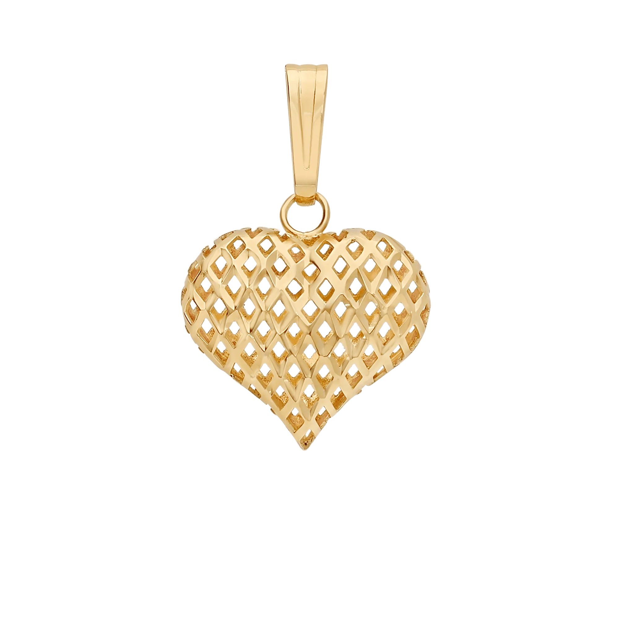 Heart pendant 0.77g 18K gold - Image 2