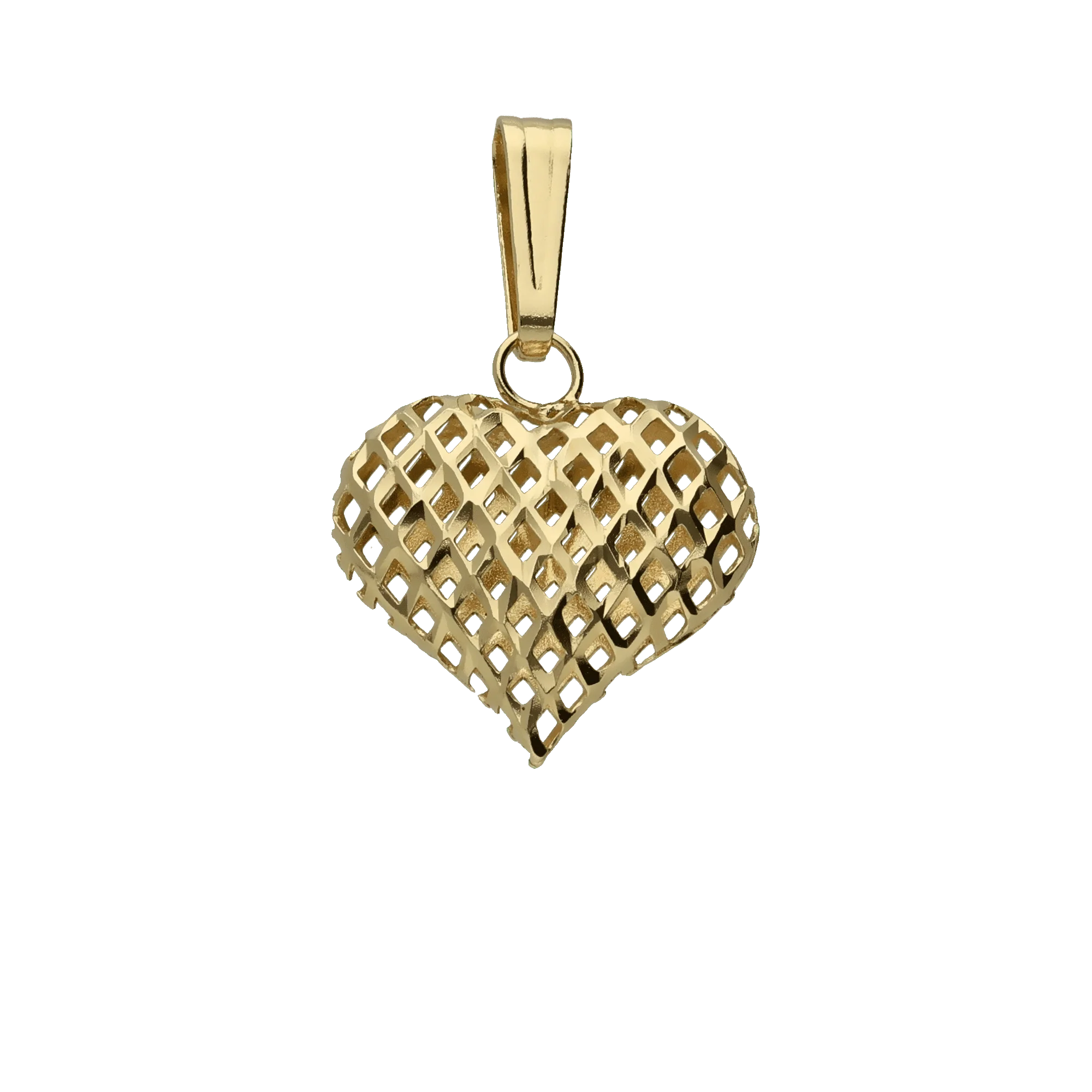 Pendant heart 0.78g 18K gold - Image 2