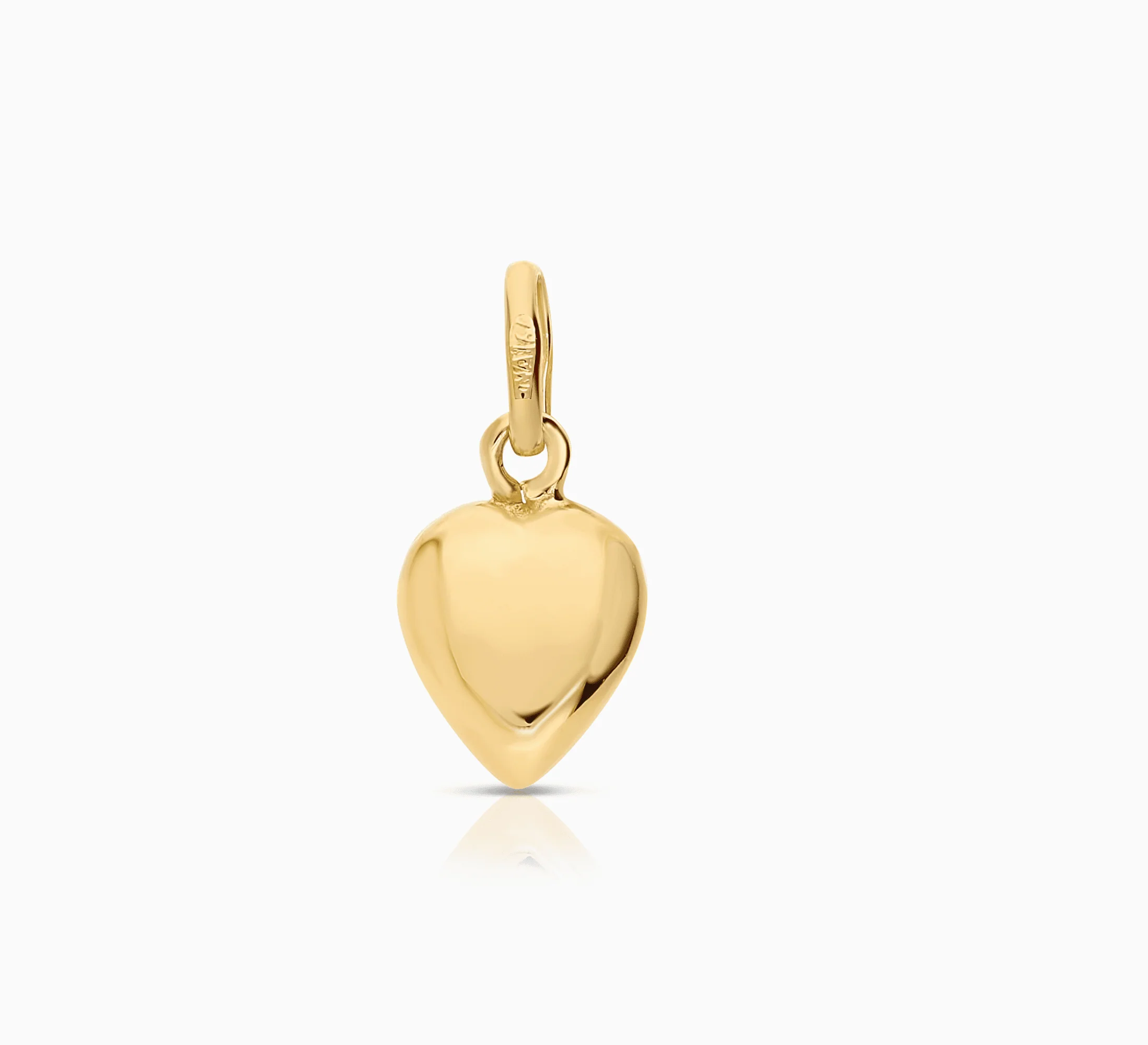 Heart pendant 0.81g 18K gold