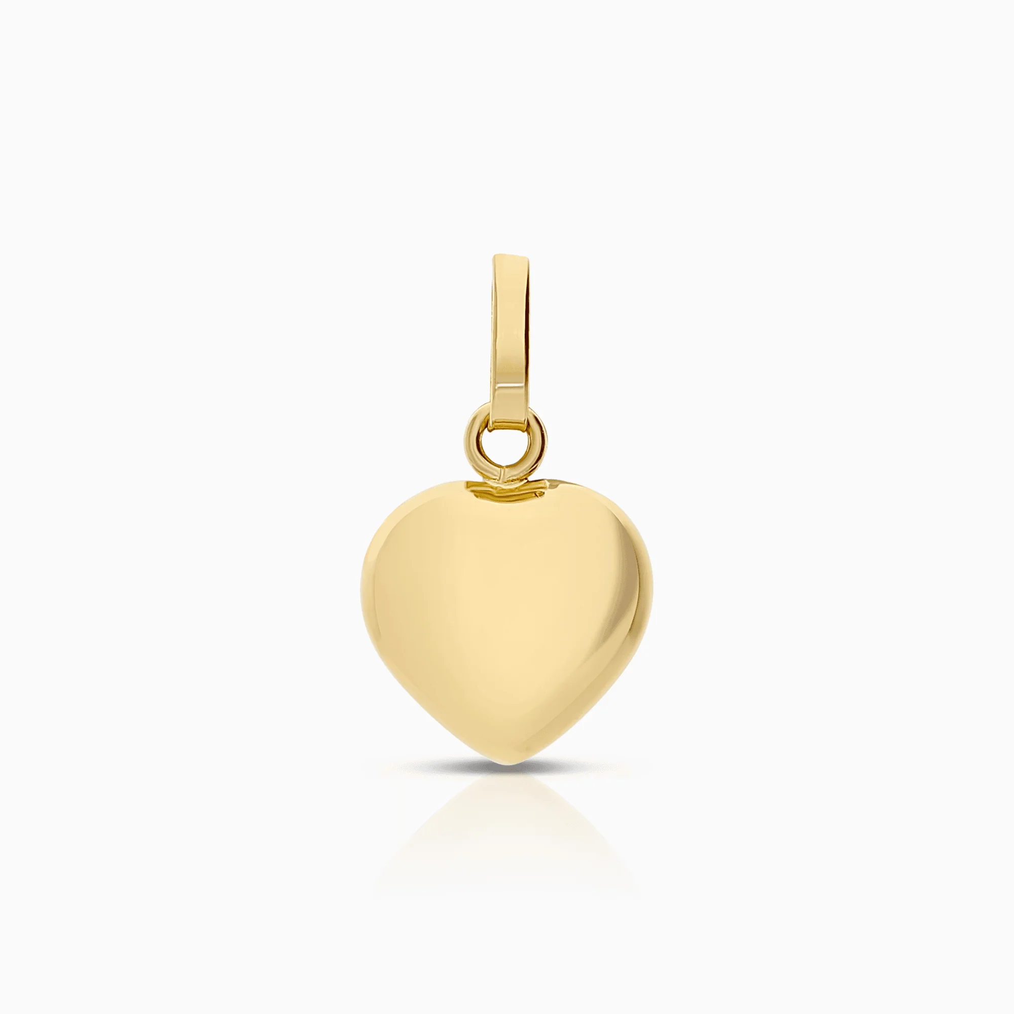 Heart pendant 0.88g 18K gold