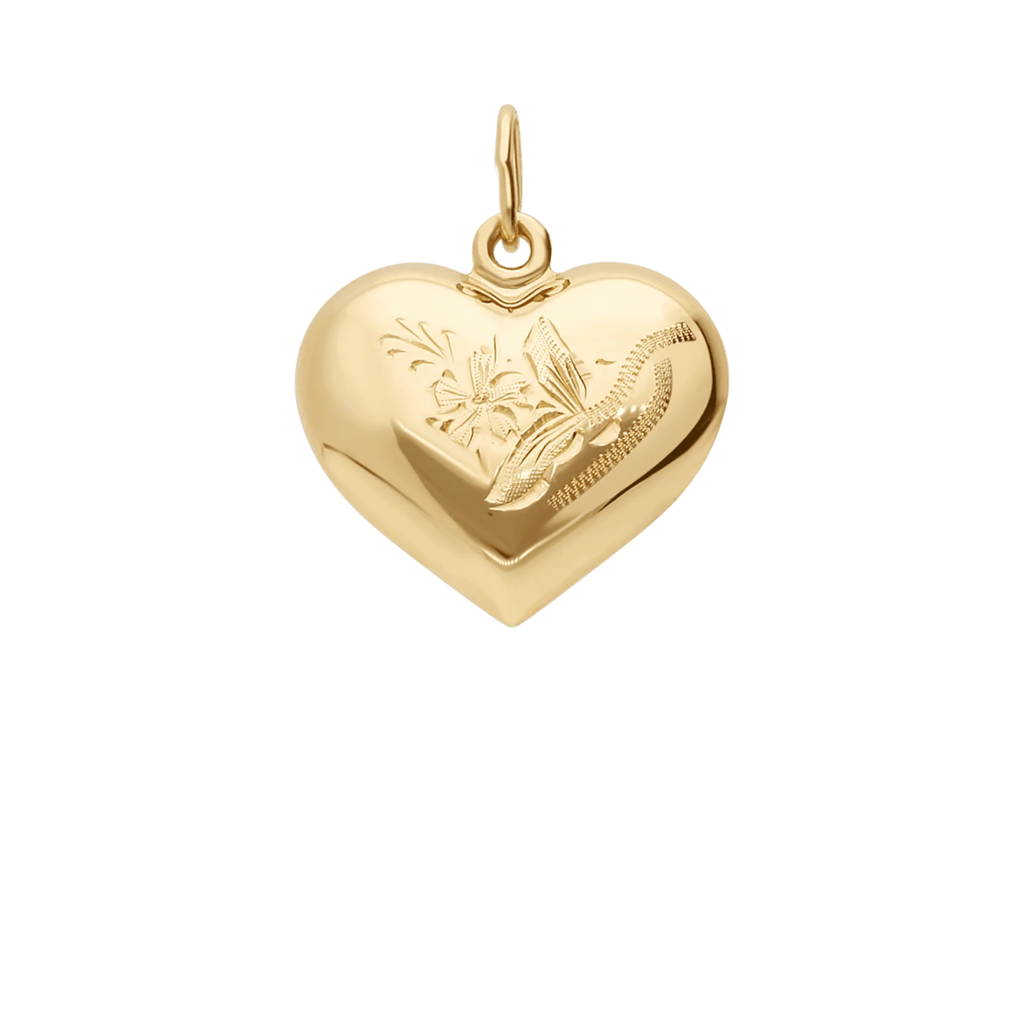 Heart pendant 0.91g 18K gold - Image 2