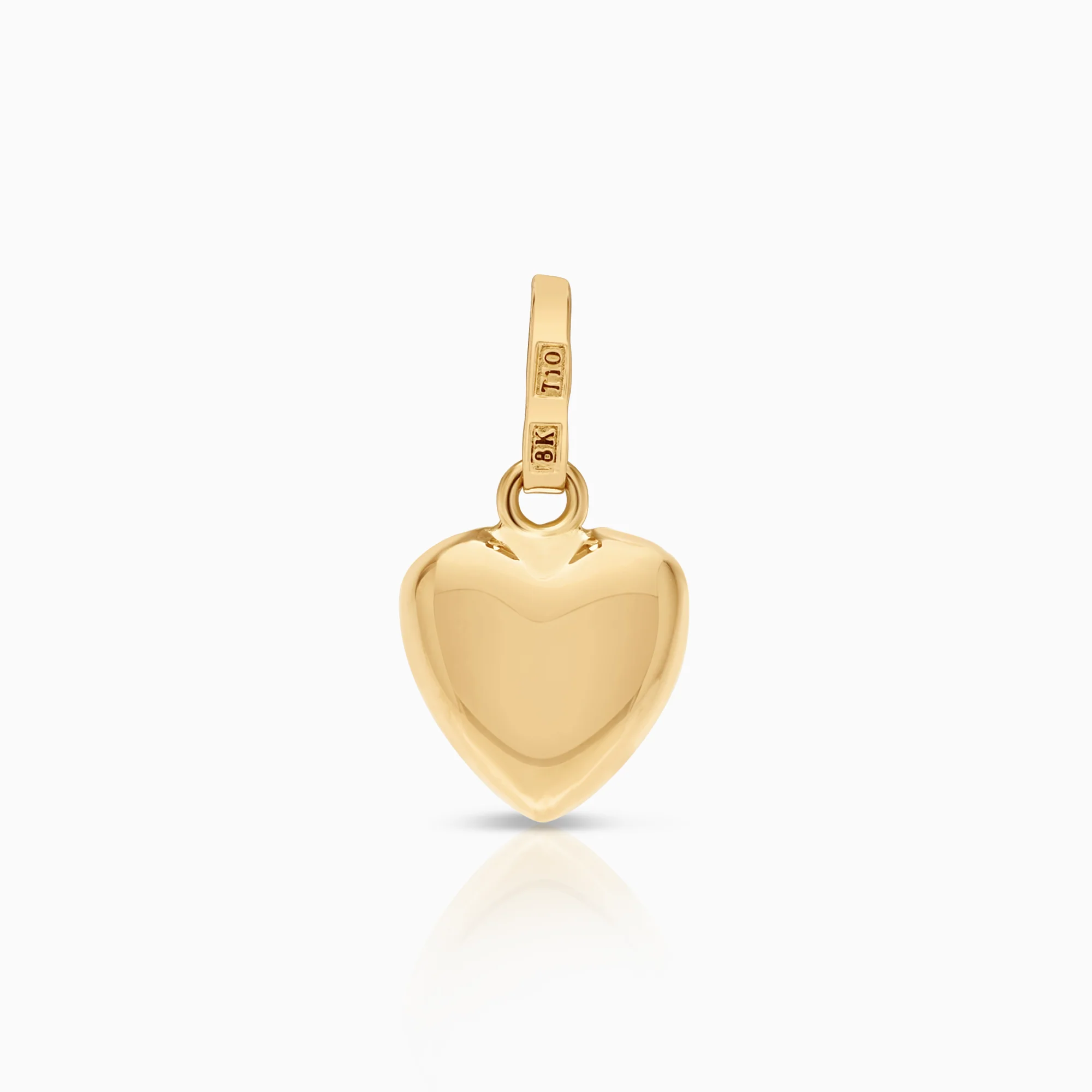 Pendant heart 1.05g 18K gold