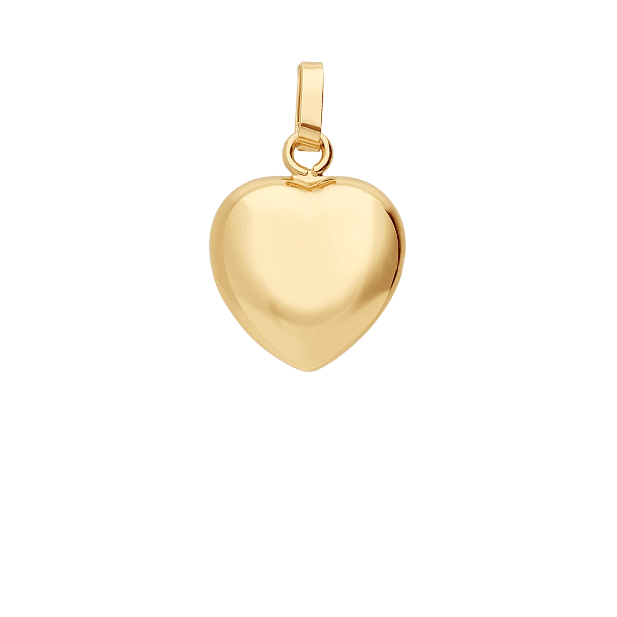 Heart pendant 1.10g 18K gold - Image 2