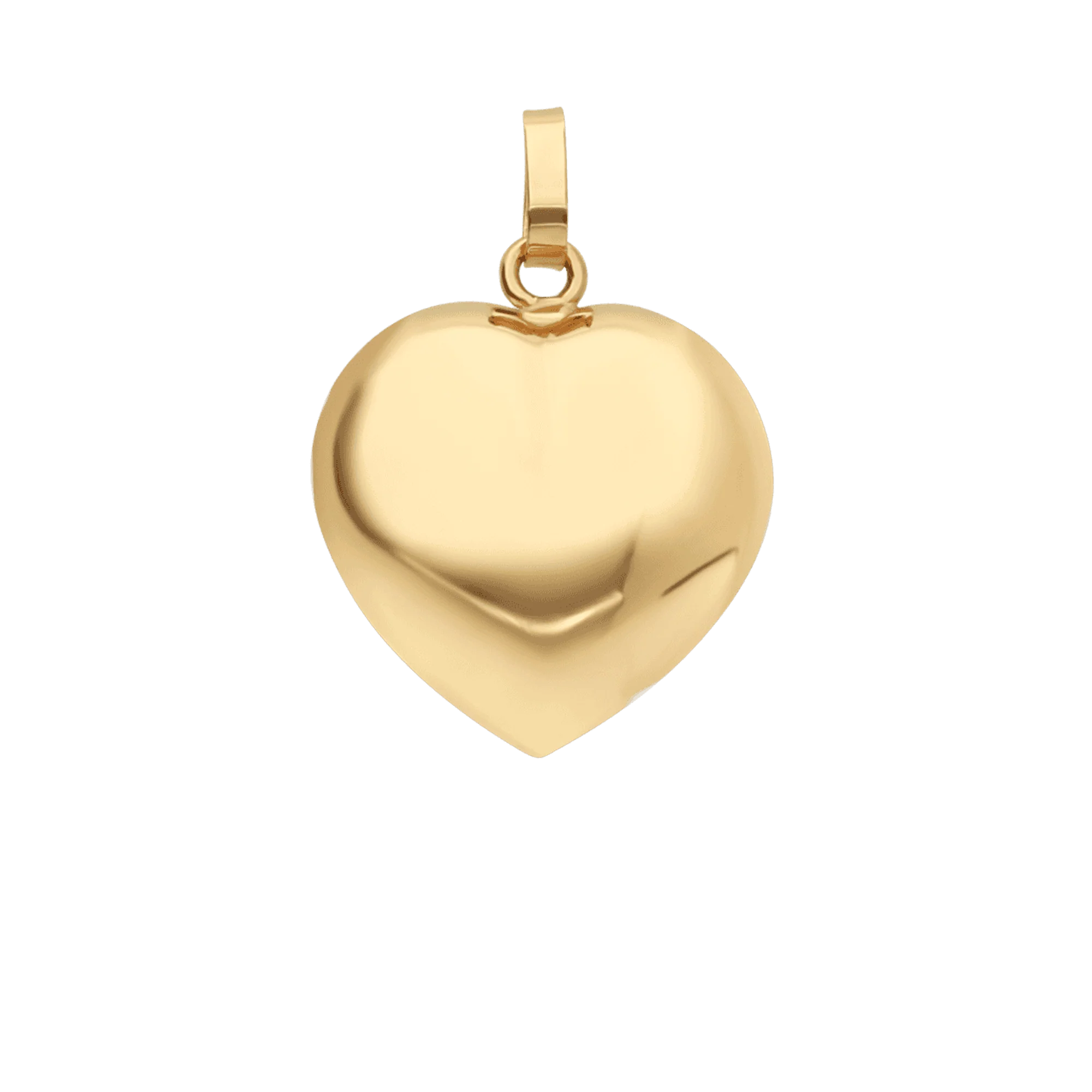 Heart pendant 1.50g 18K gold - Image 2