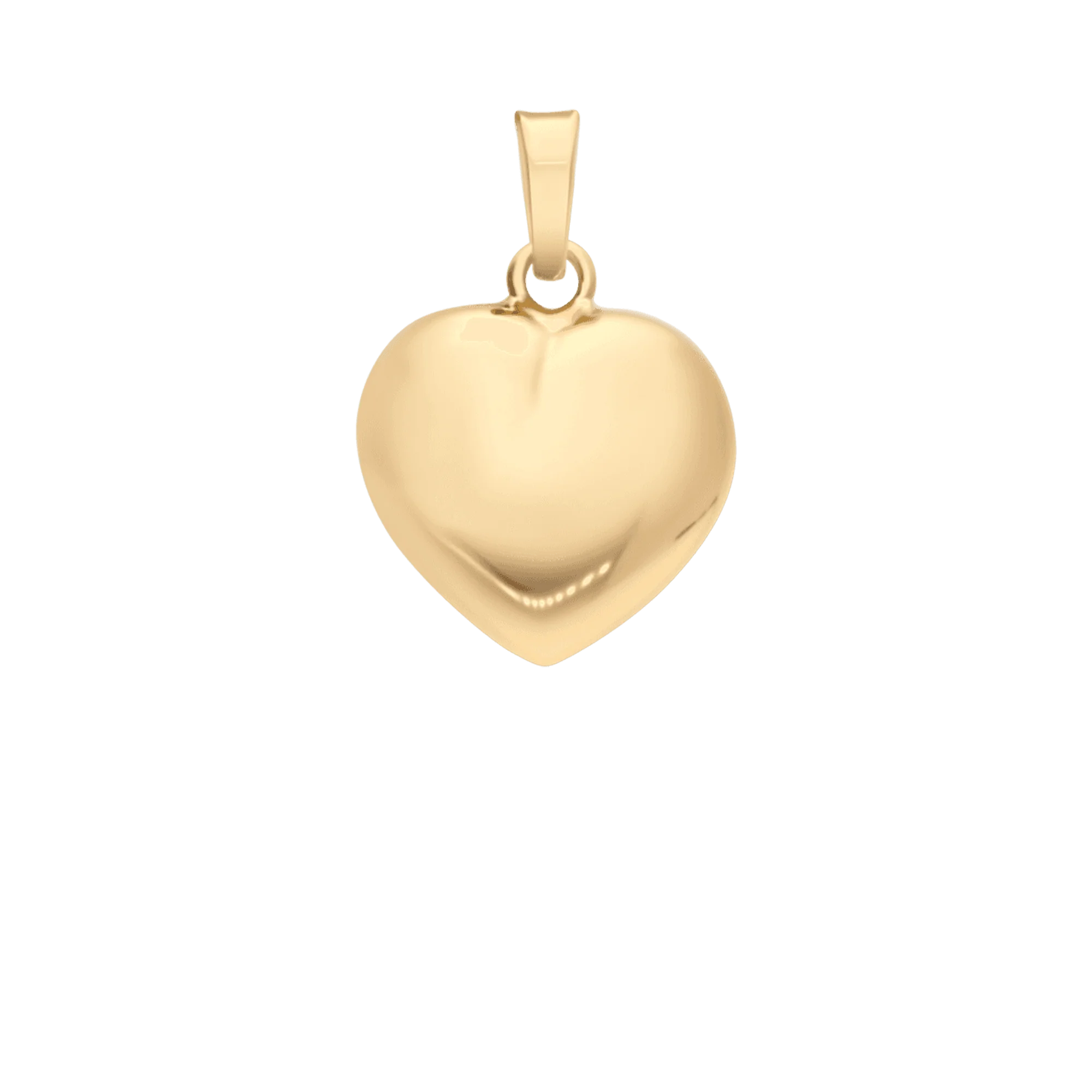 Heart pendant 1.64g 18K gold - Image 2