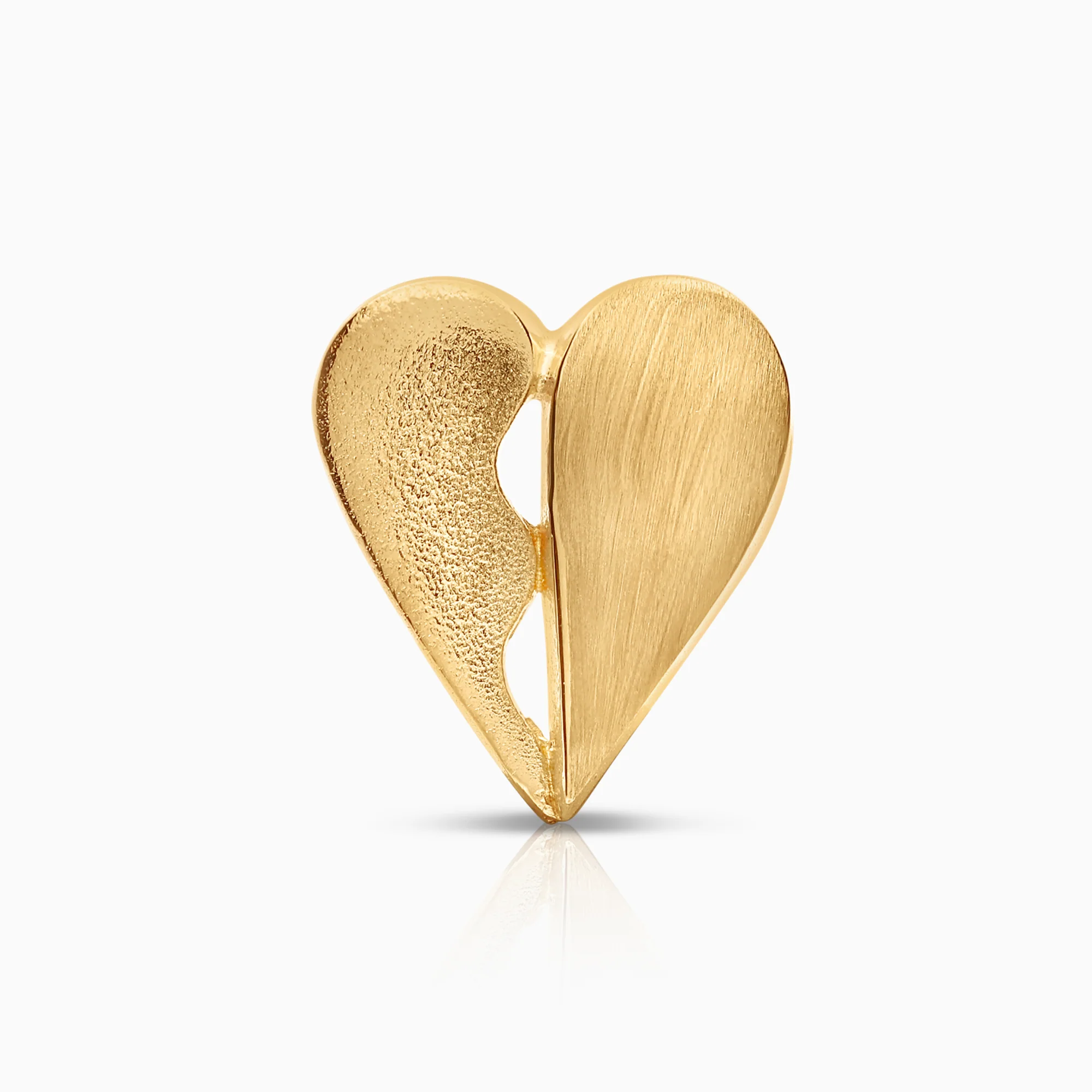 Heart pendant 1.69g 18K gold