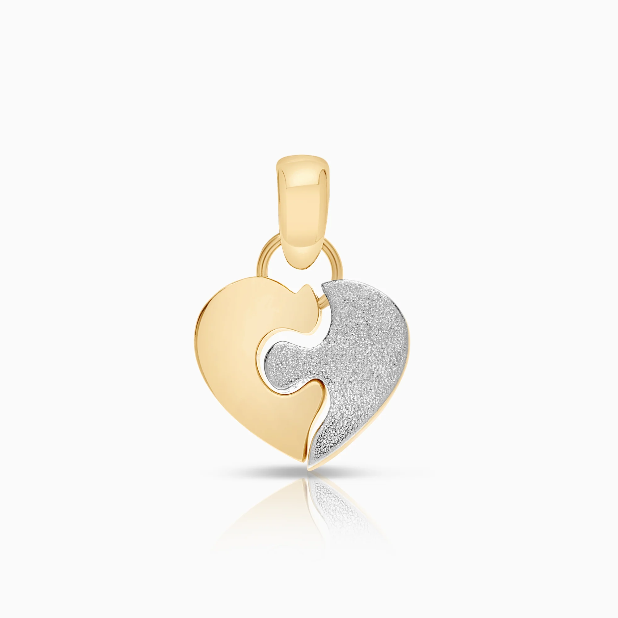 Heart pendant 2.29g 18K gold