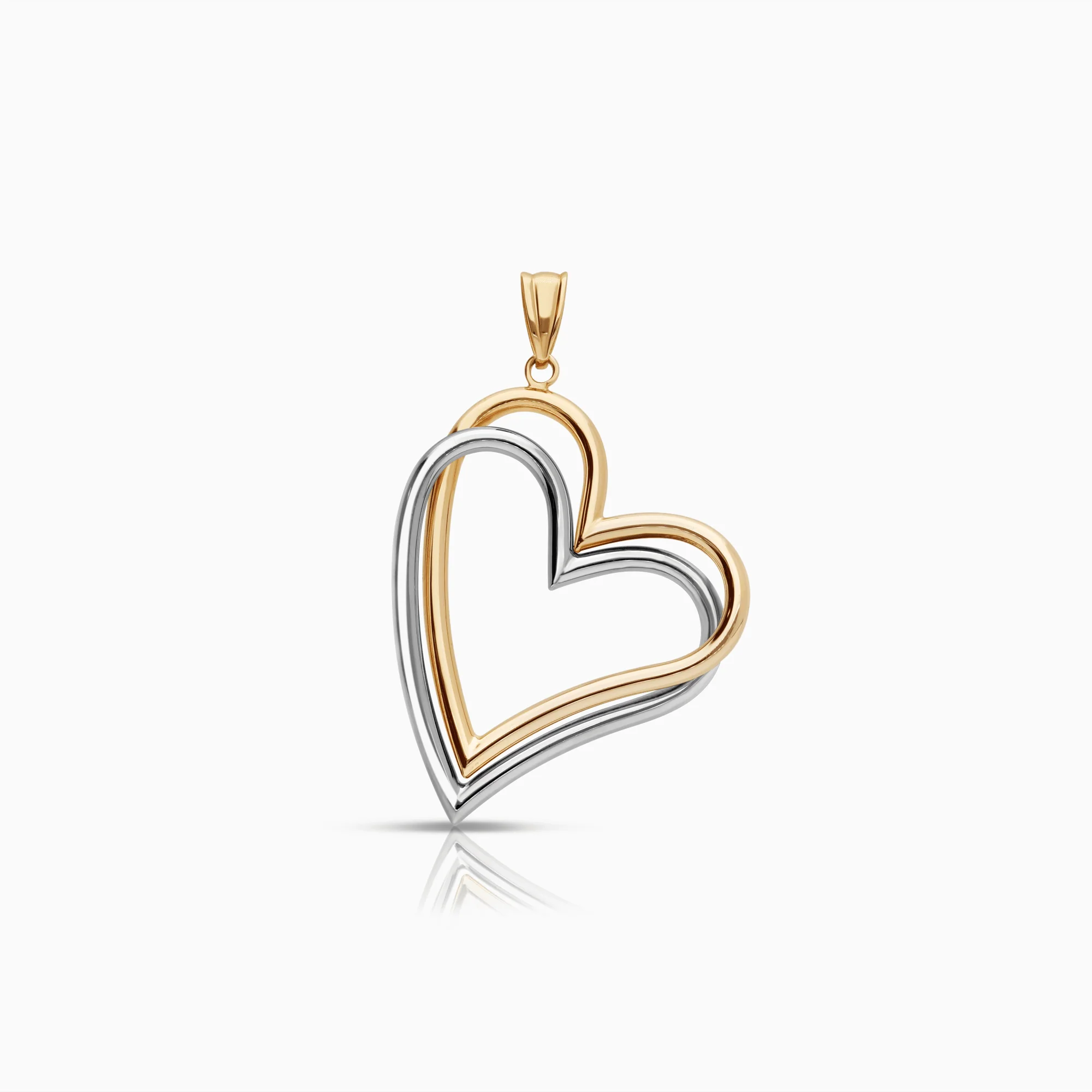 Heart pendant 2.65g 18K gold