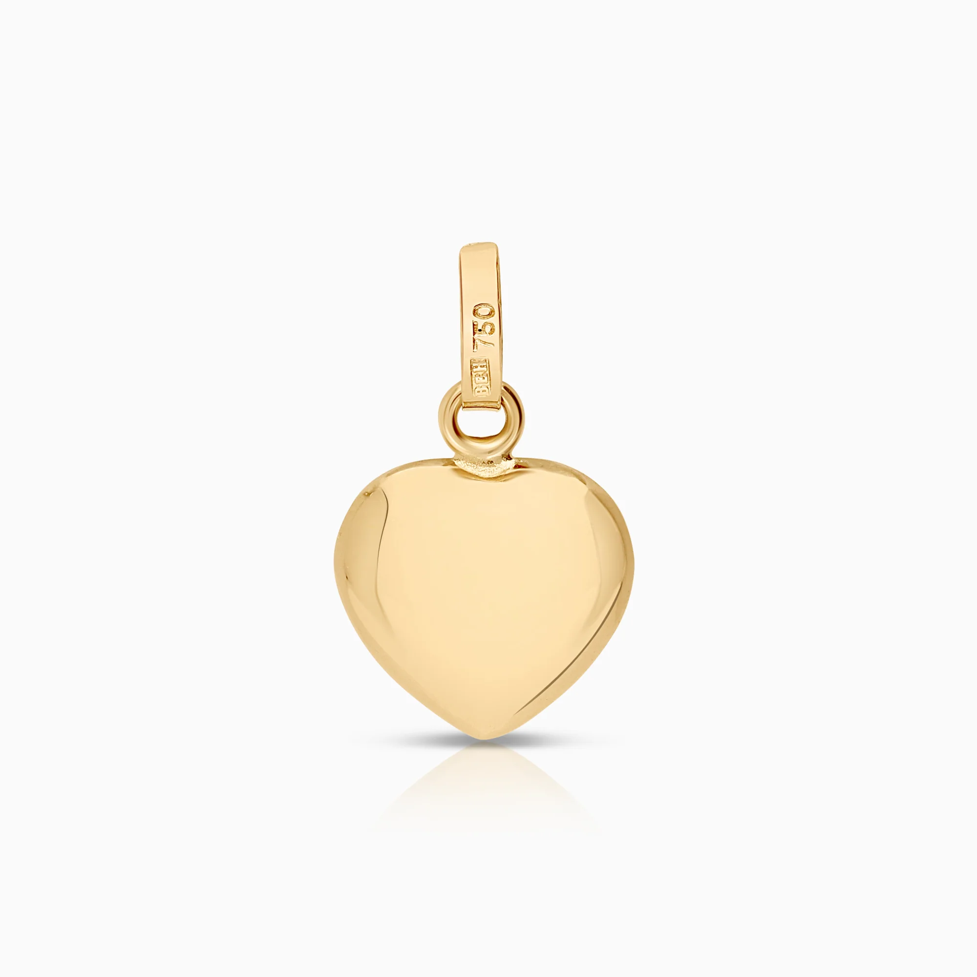 Heart pendant 0.89g 18K gold