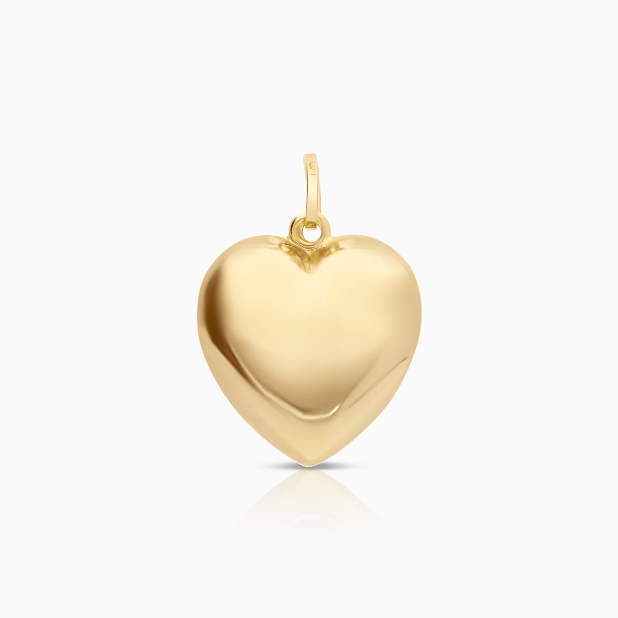 Heart pendant 1.31g 18K gold