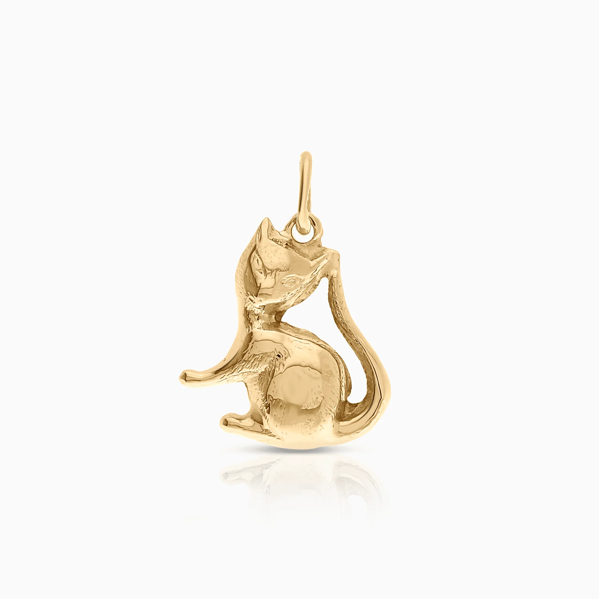 Pendant cat 1.22g 18K gold