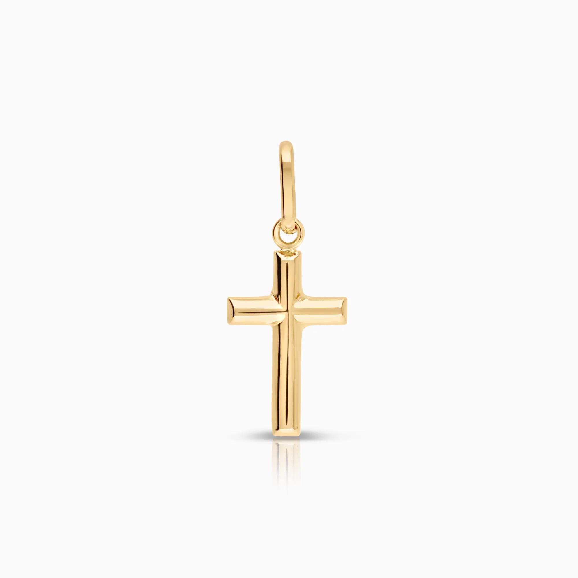 Cross pendant 0.19g 18K gold