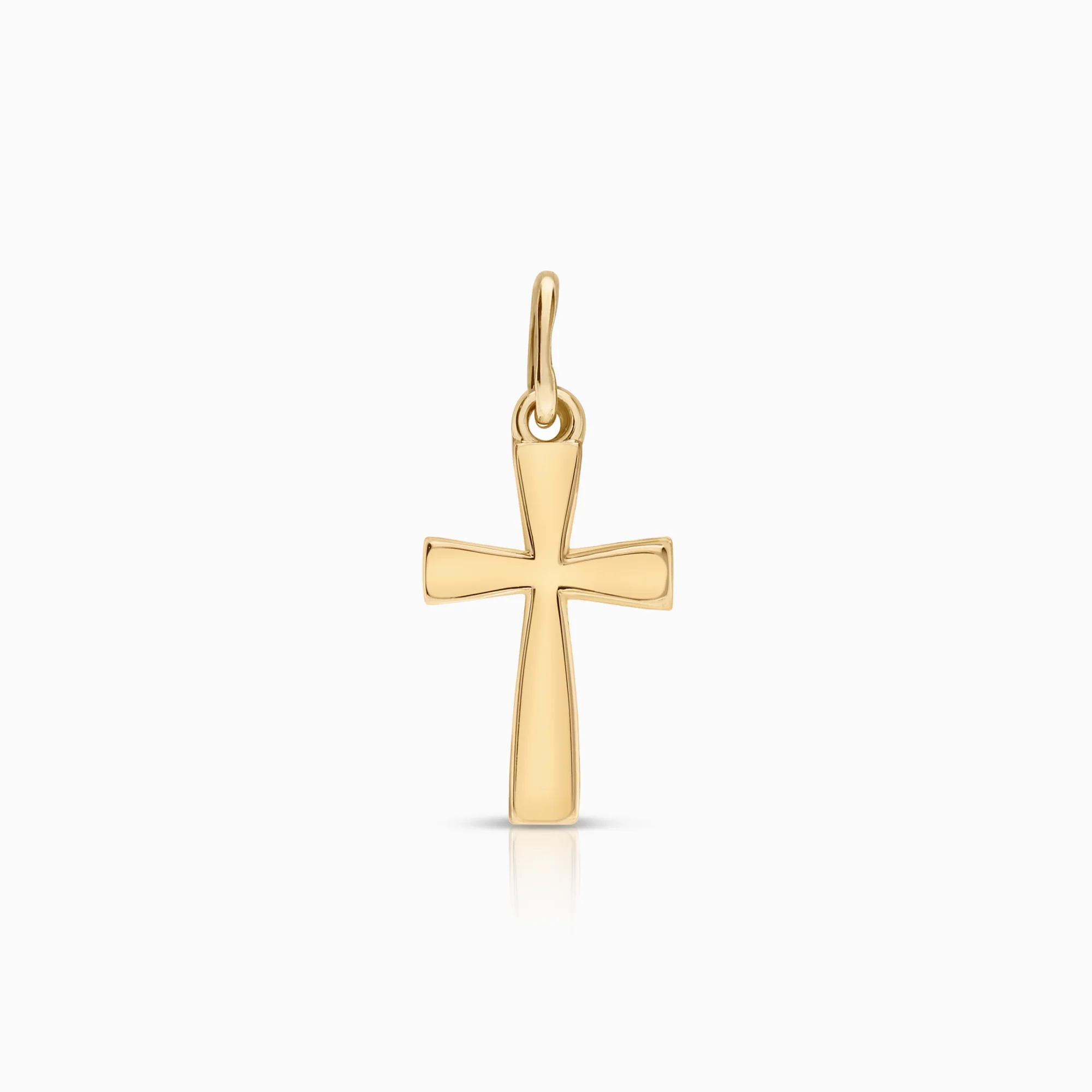 Cross pendant 0.20g 18K gold