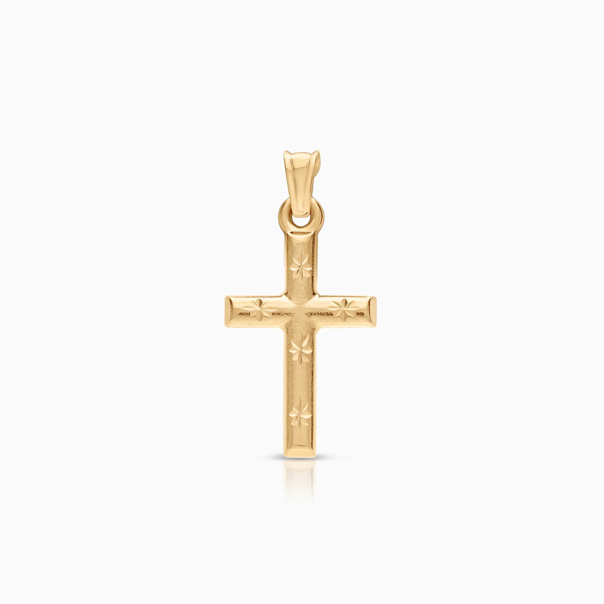 Pendant cross 0.54g 18K gold
