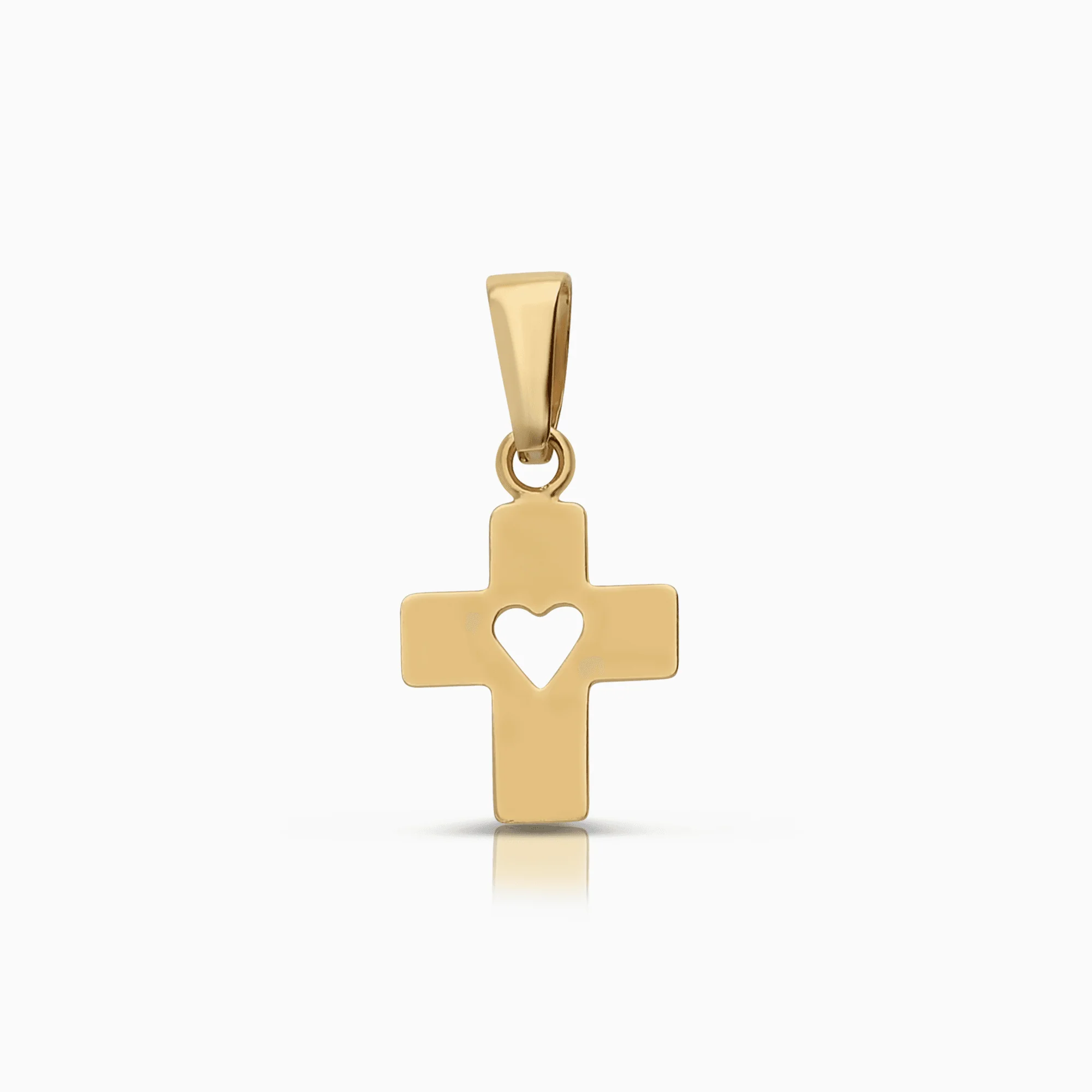 Cross pendant 0.41g 18K gold