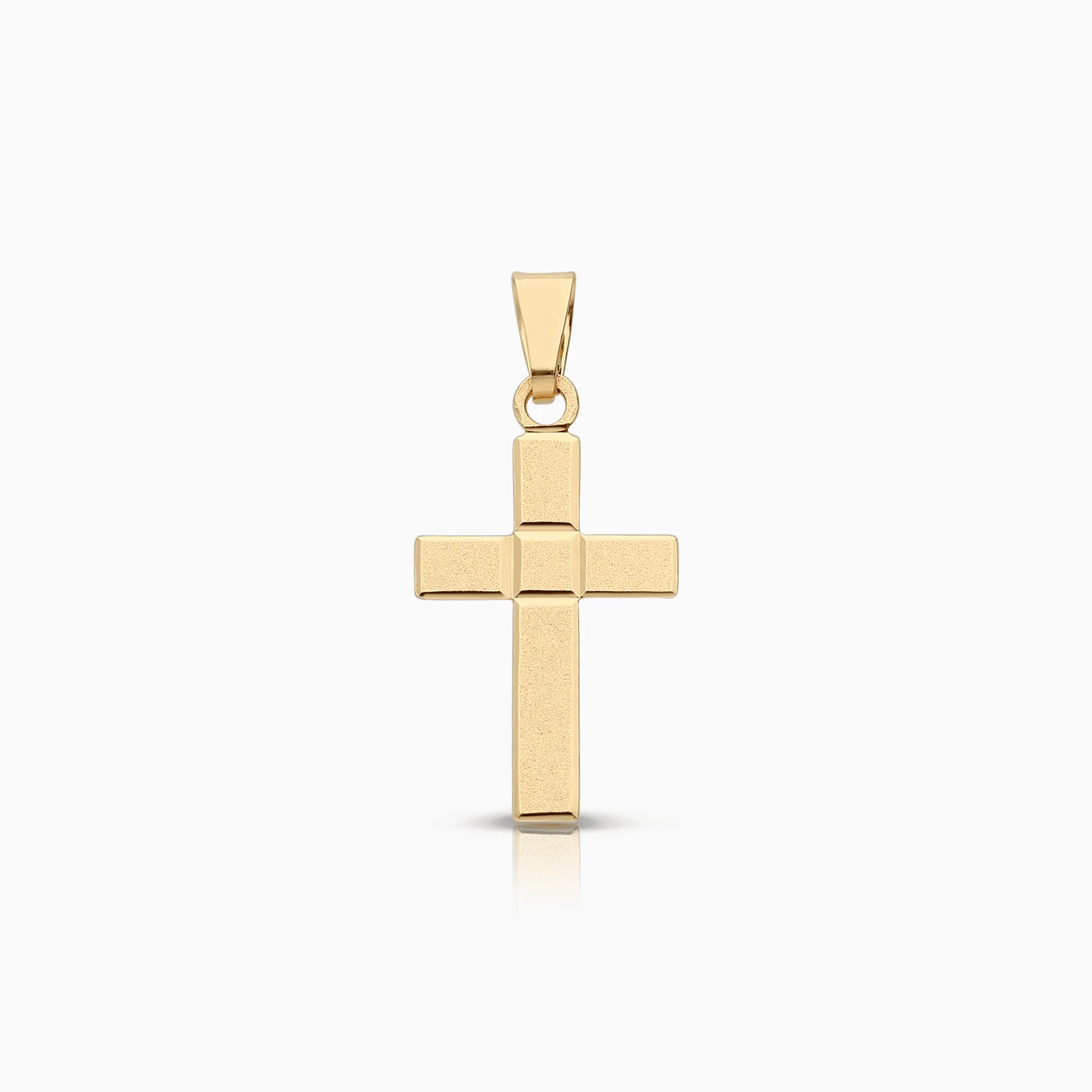 Pendant cross 0.68g 18K gold