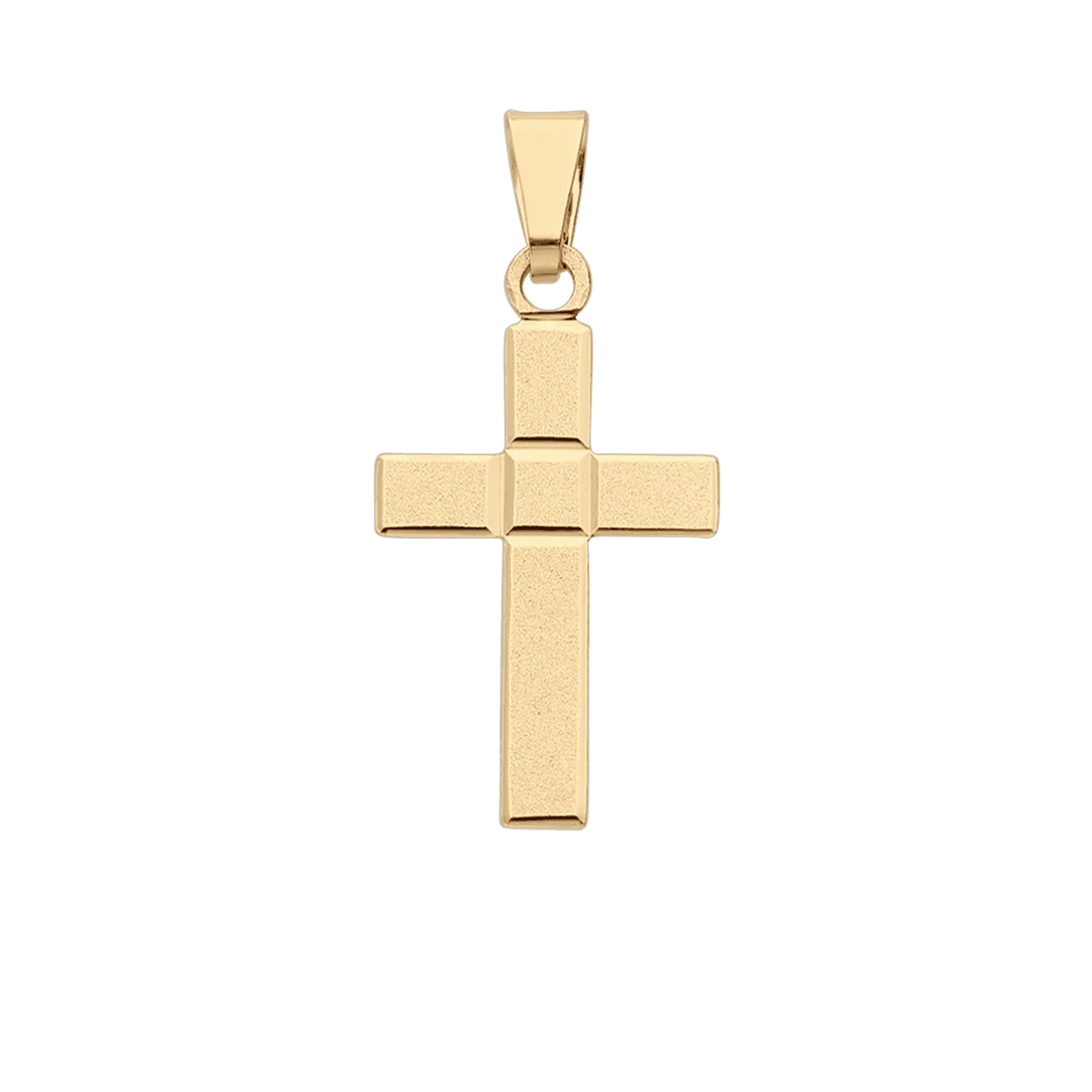 Pendant cross 0.68g 18K gold - Image 2