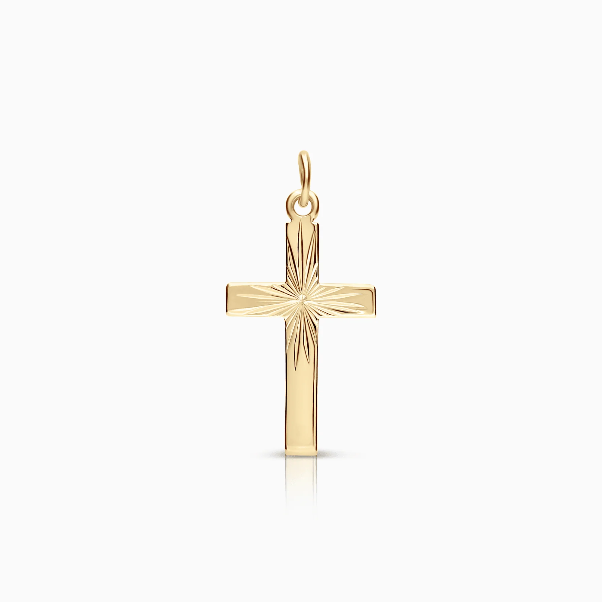 Cross pendant 0.70g 18K gold